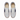 LISBON STREET LOW LACE UP SNEAKER WHITE FULL GRAIN W DK BLU
