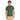 MILLERS RIVER PRINTED NECK SHORT SLEEVE POLO PINENEEDLE