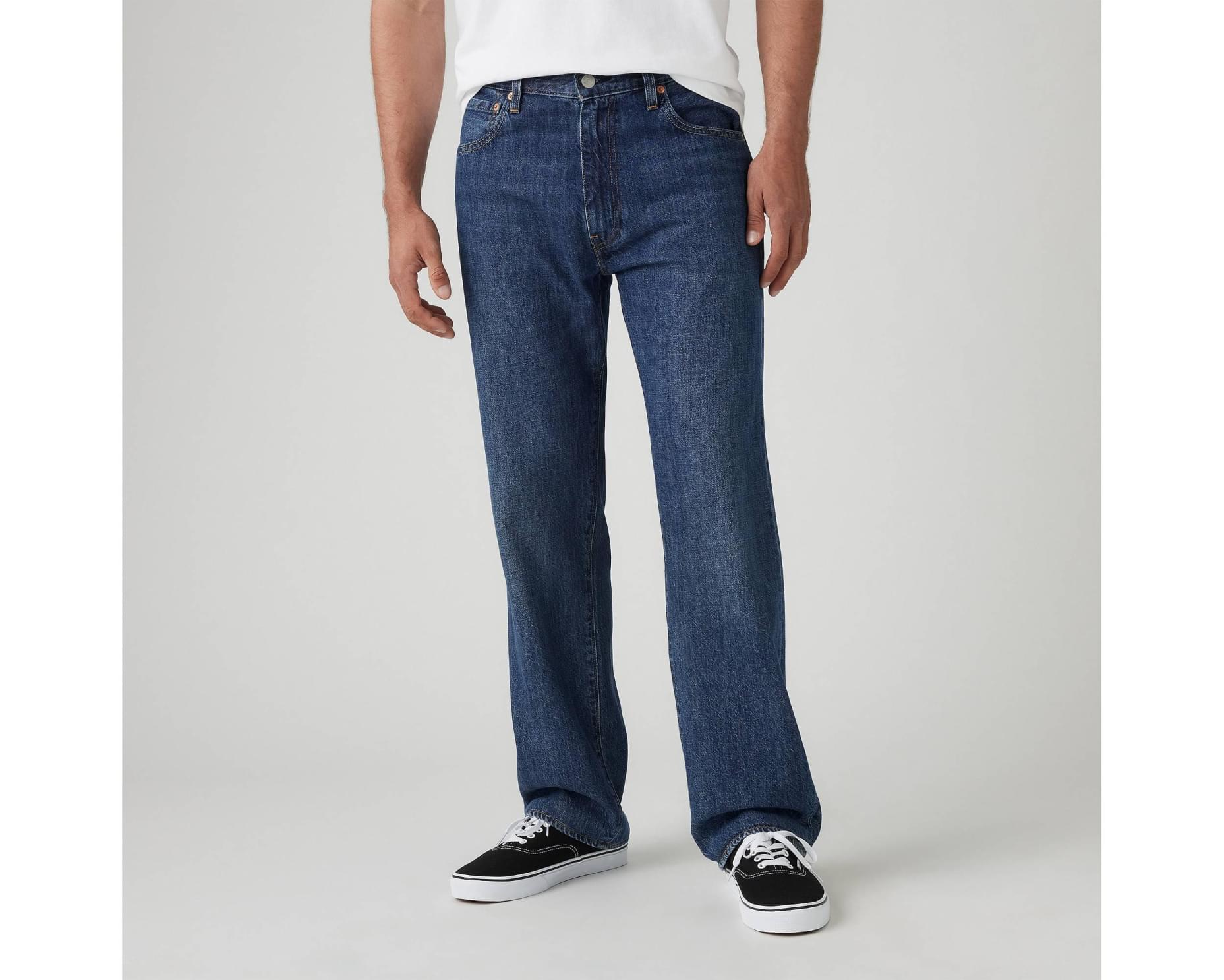 555Â„Â¢ Relaxed Straight Med Indigo - Worn In