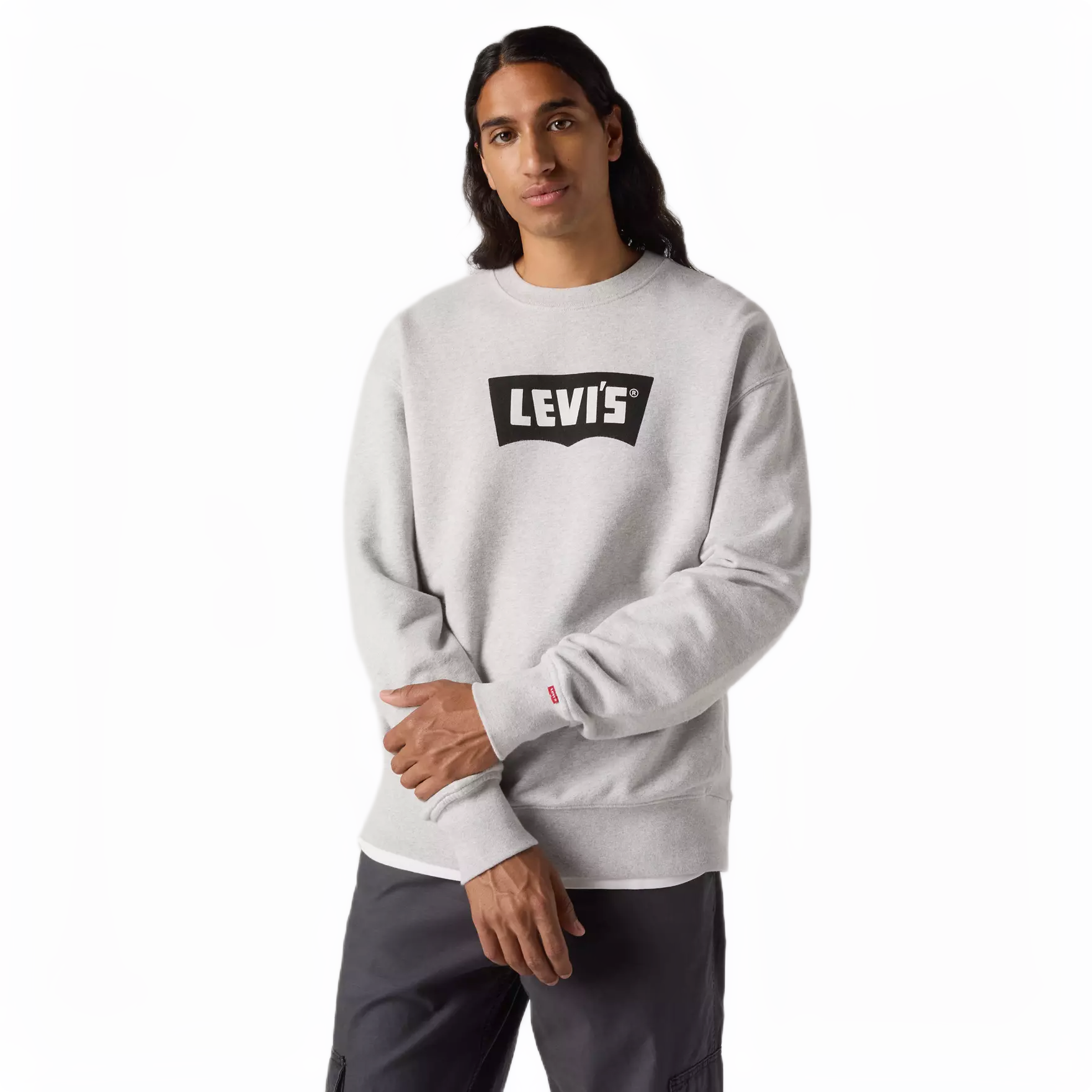 PREMIUM GRAPHIC CREW VTG BW LOGO TWO LI