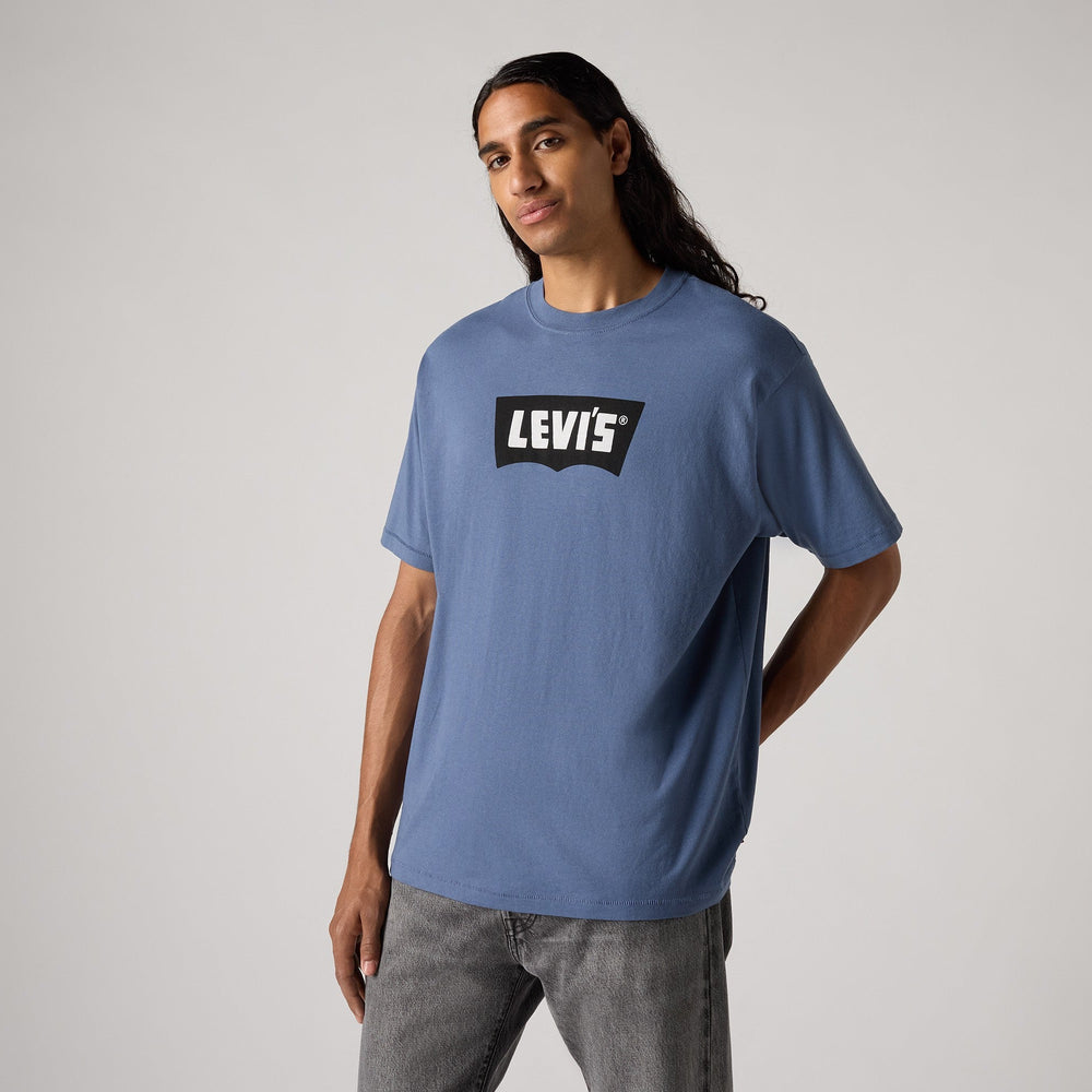 Vintage Bw Graphic Tee Blues