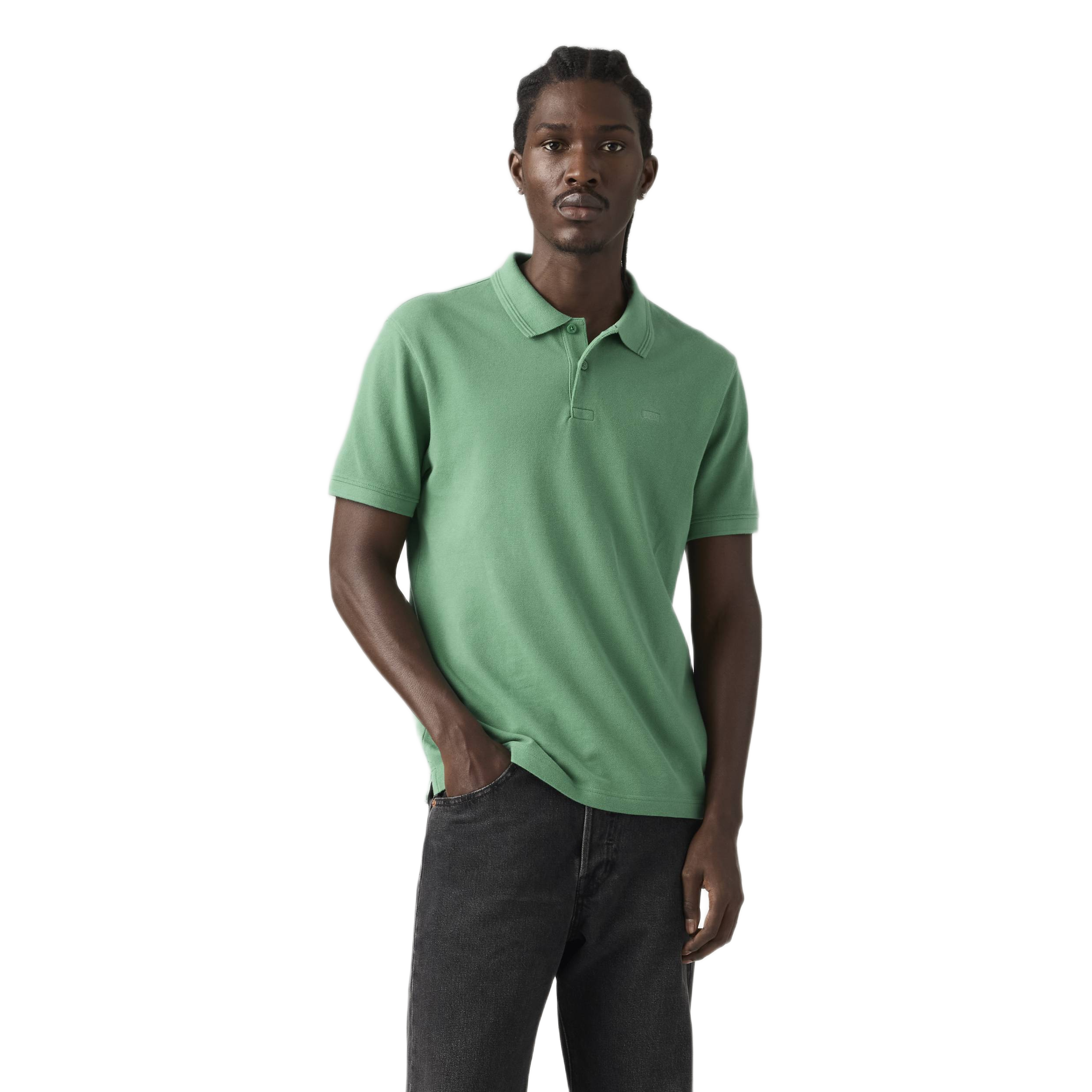 LEVIS ICON POLO PINE GREEN
