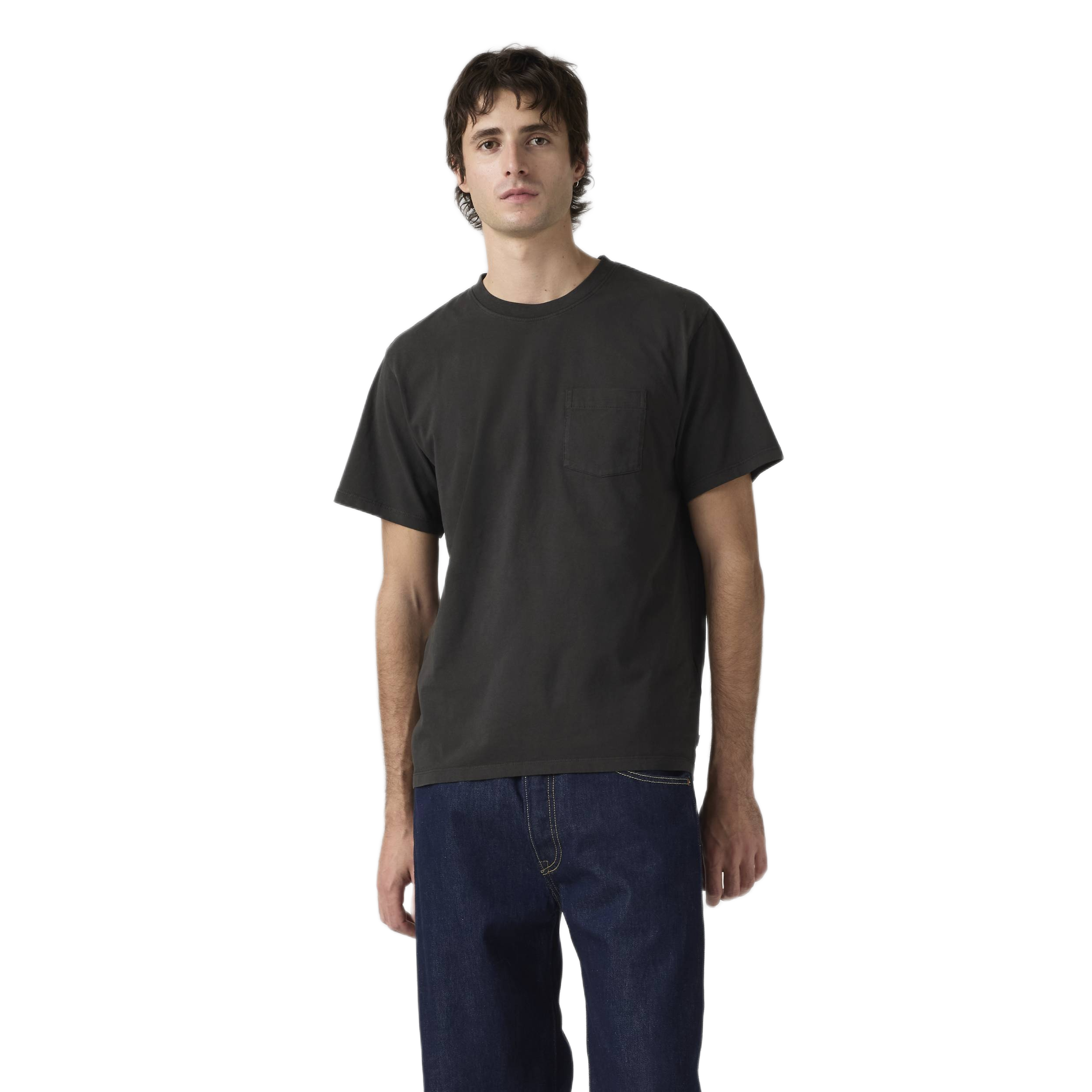 THE POCKET TEE MINERAL BLACK GARMENT DY