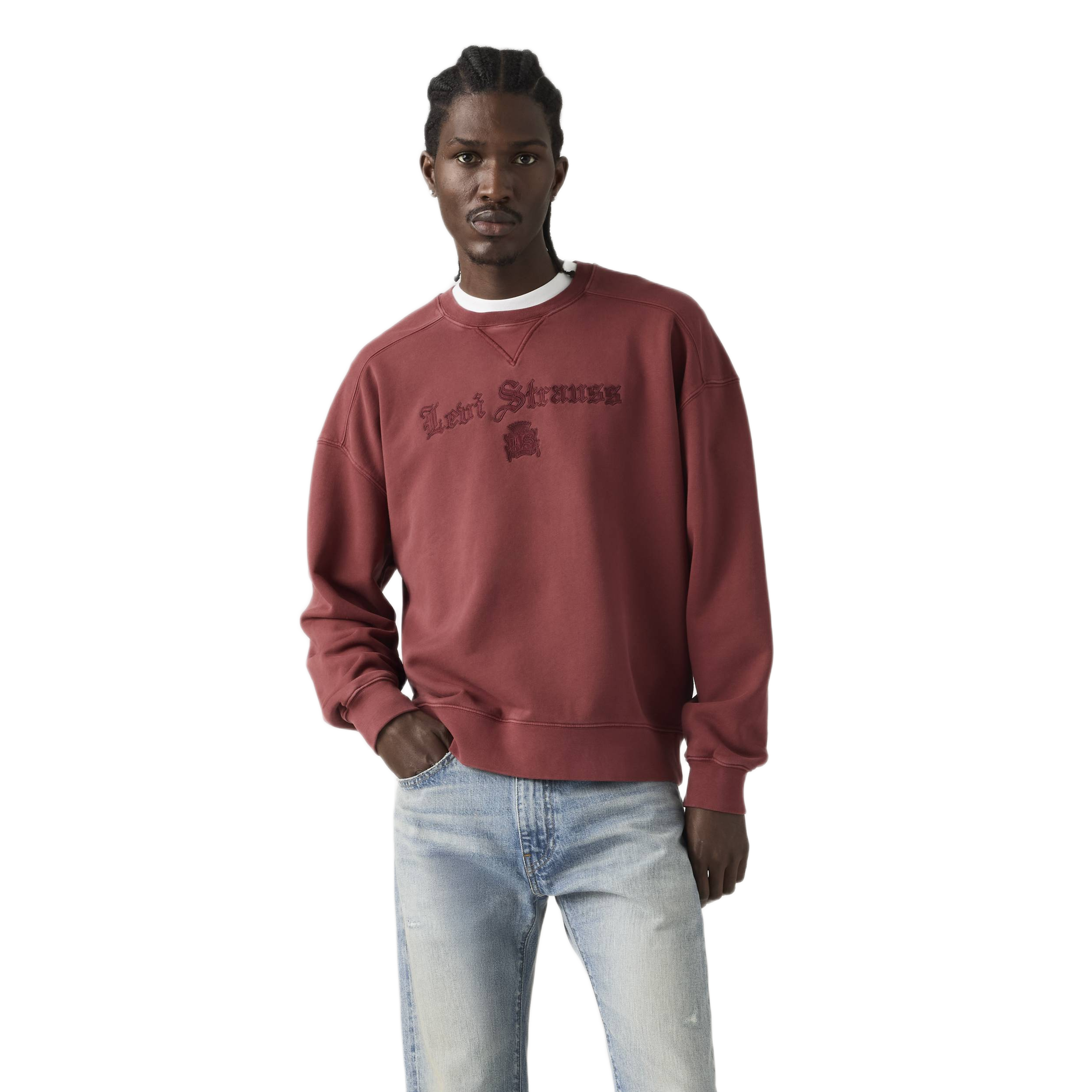 BOXY GRAPHIC CREW ALT PREP APPLIQUE 2 O