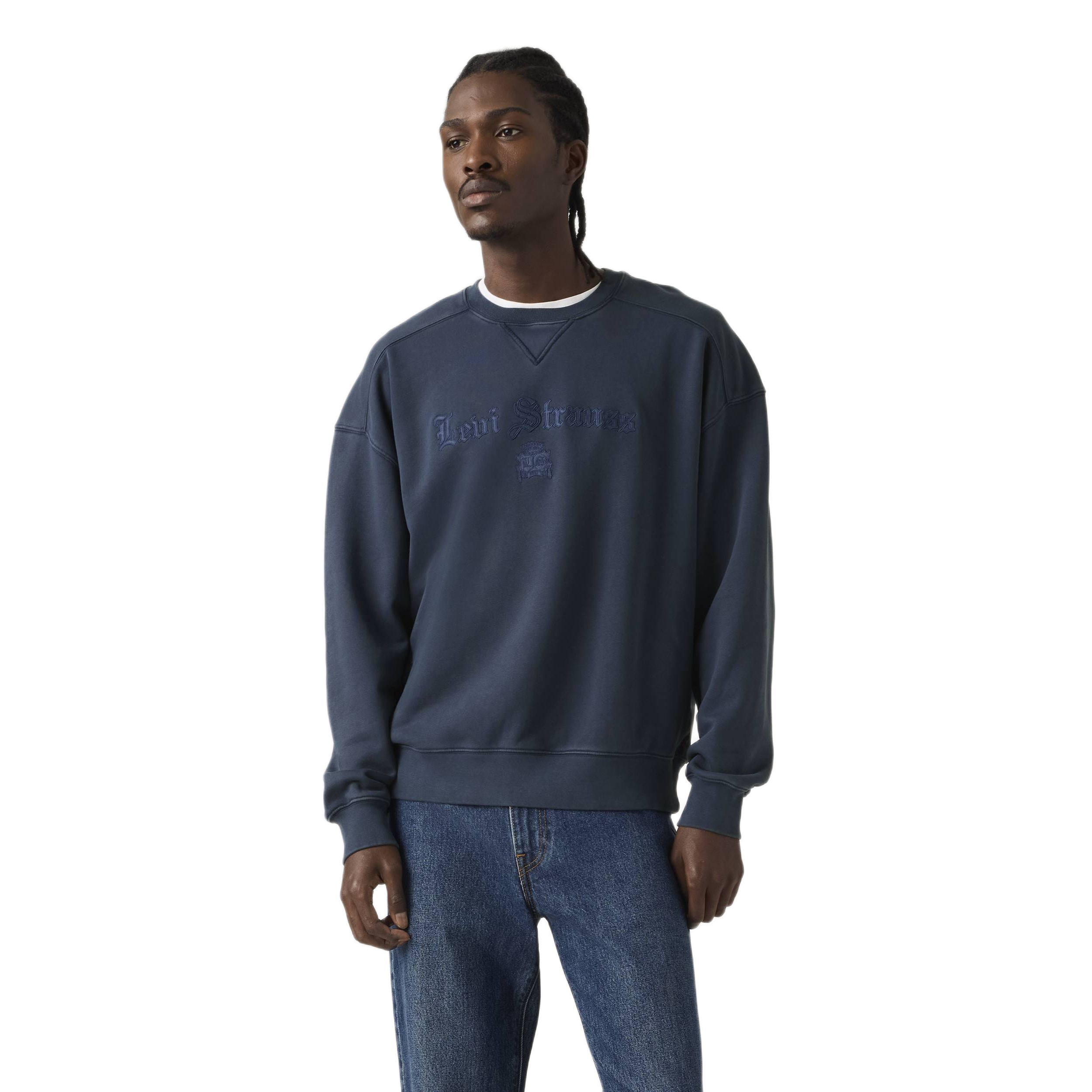 BOXY GRAPHIC CREW ALT PREP APPLIQUE 1 N