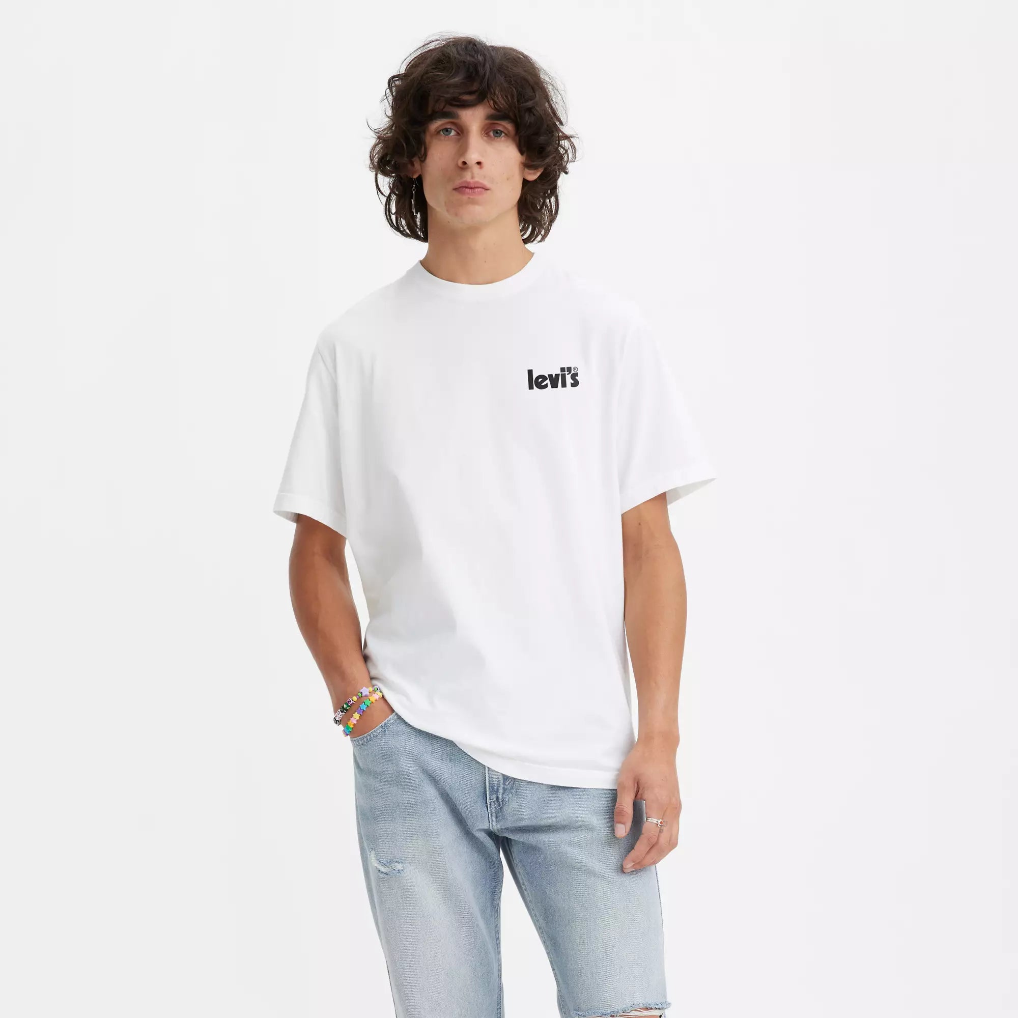Ss Relaxed Fit Tee Core Poster White G