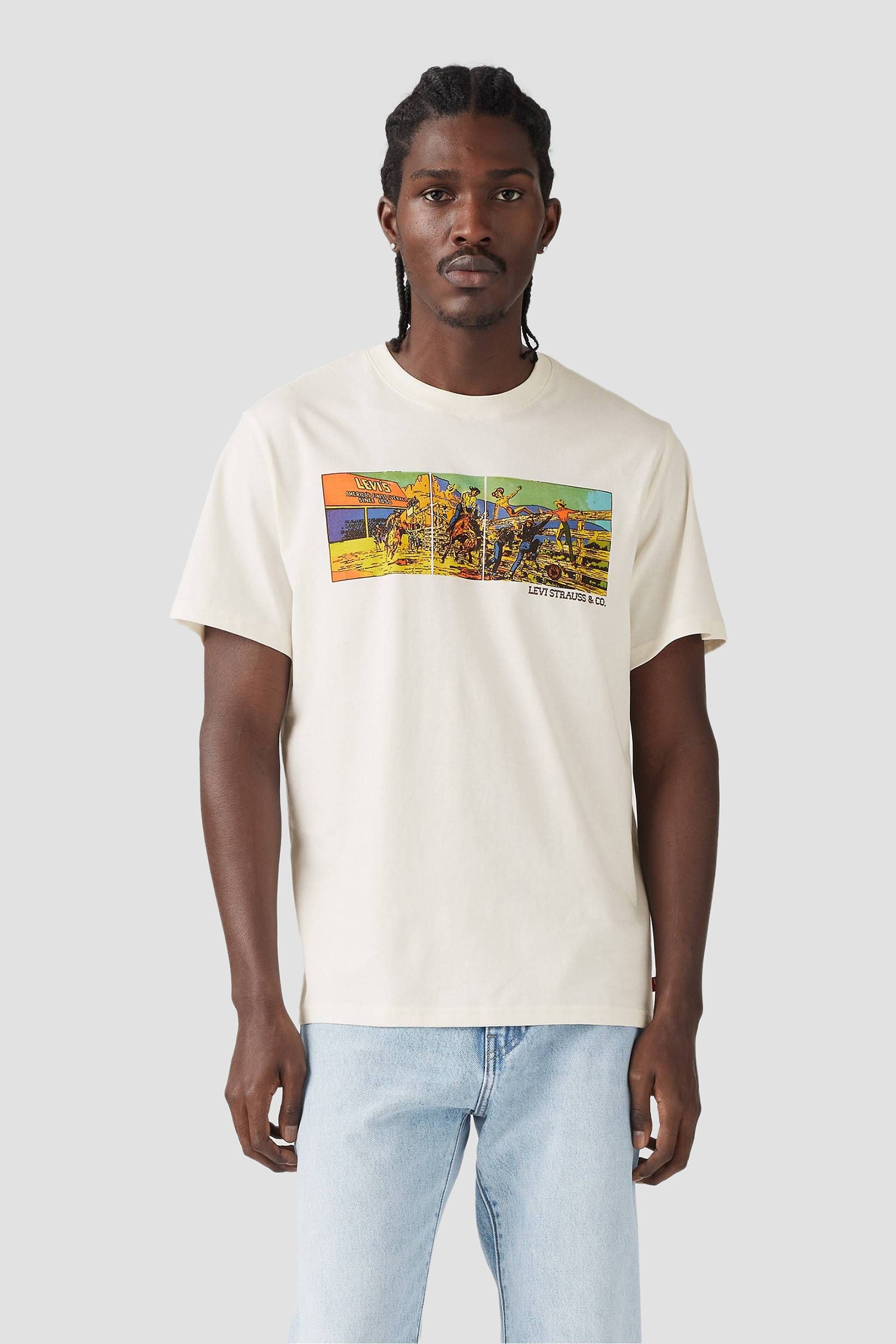 Ss Relaxed Fit Tee Neutrals