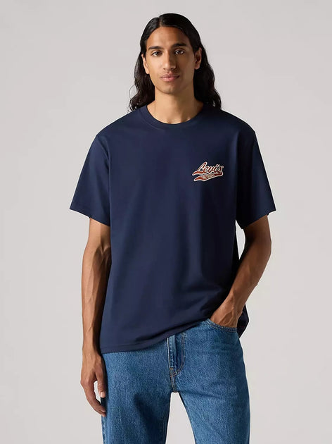 Ss Relaxed Fit Tee Blues