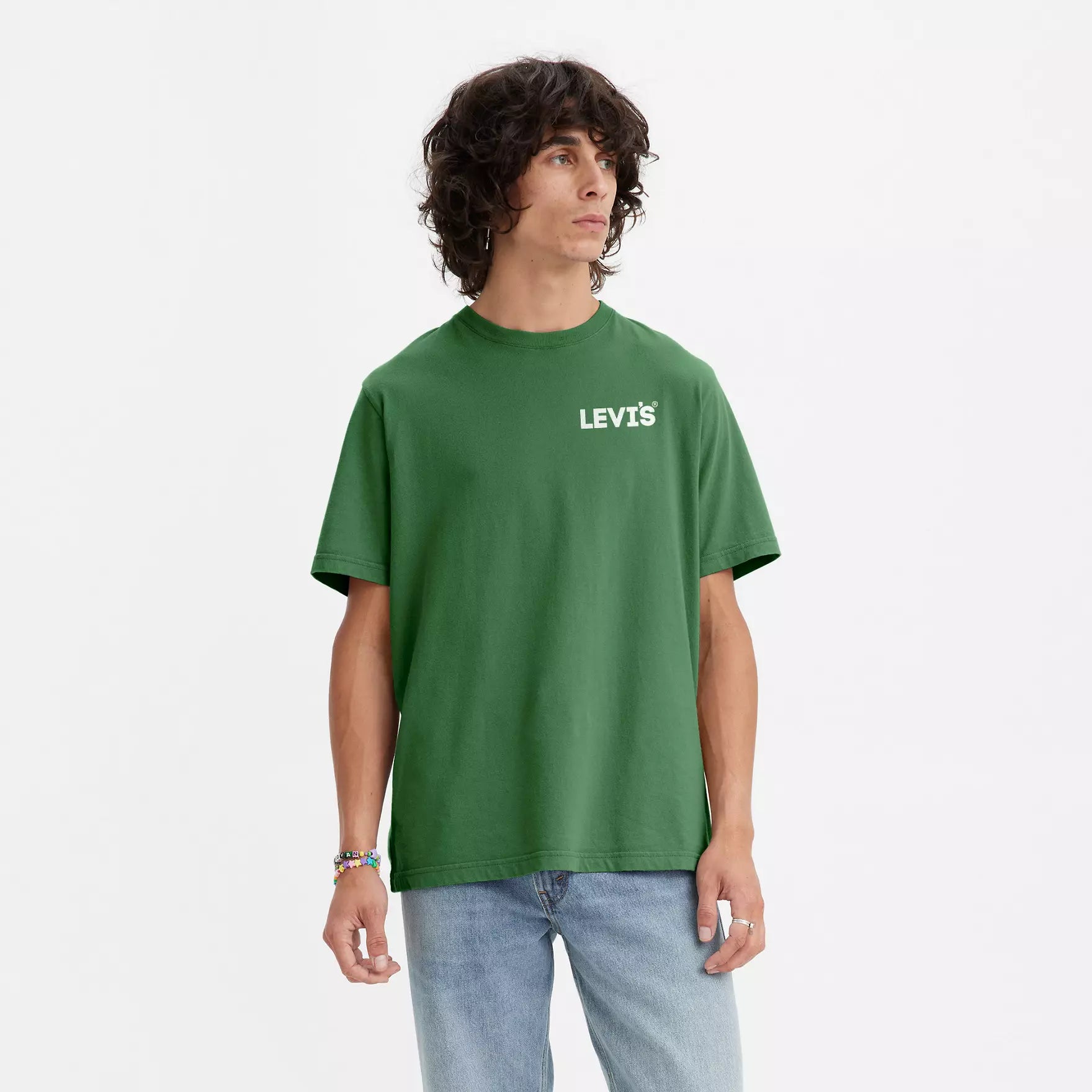 Ss Relaxed Fit Tee Headline Logo Myrtle