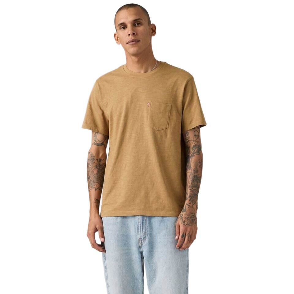 SS CLASSIC POCKET TEE TIGERS EYE