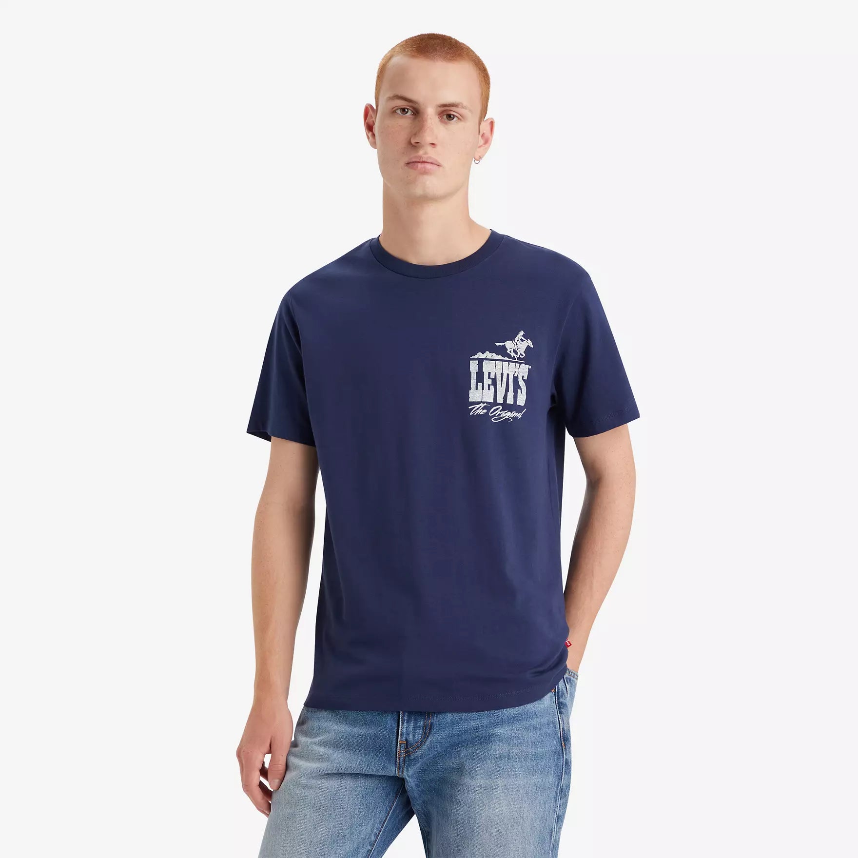 Graphic Crewneck Tee Western Htg Logo L