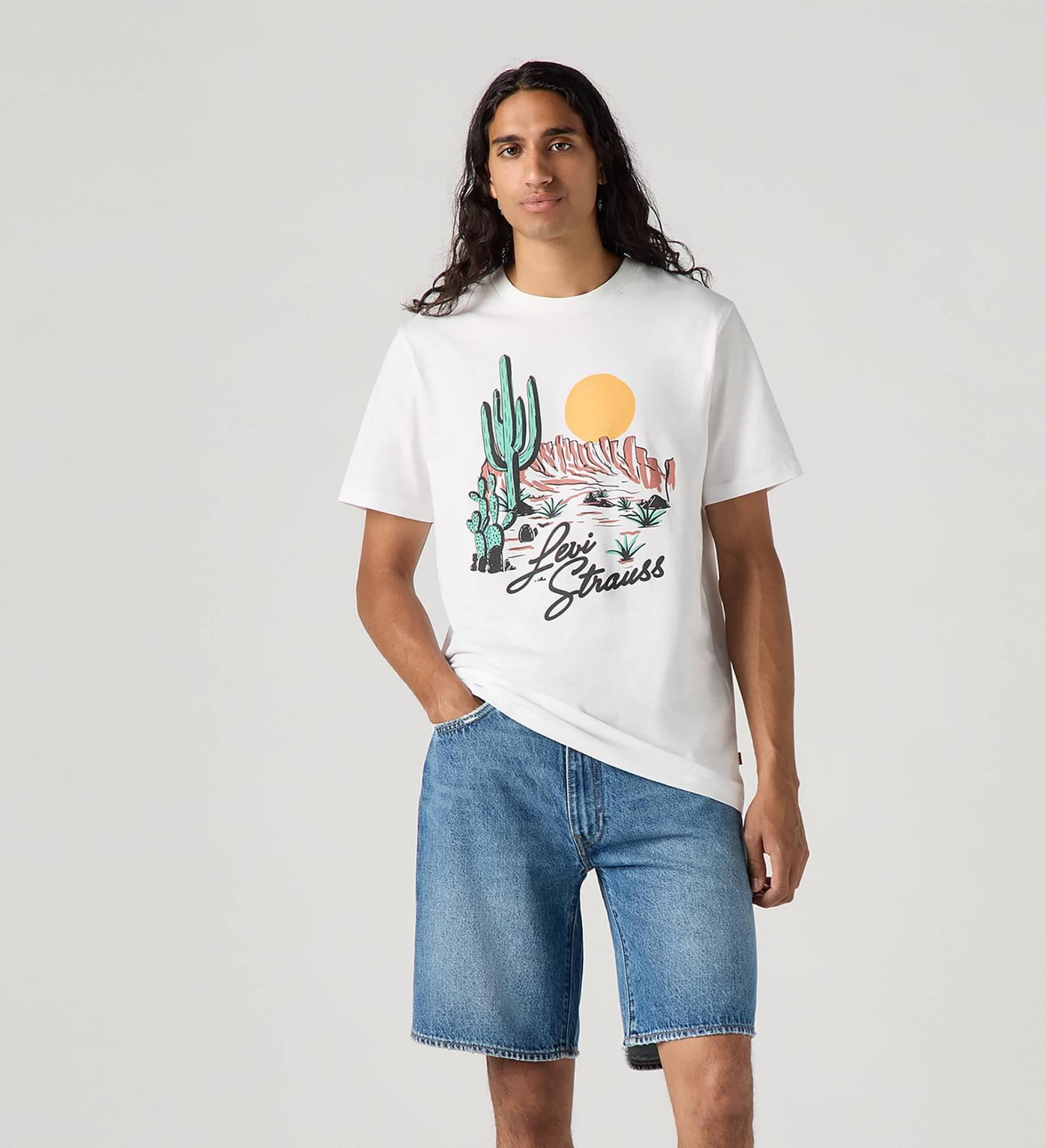 Graphic Crewneck Tee Whites
