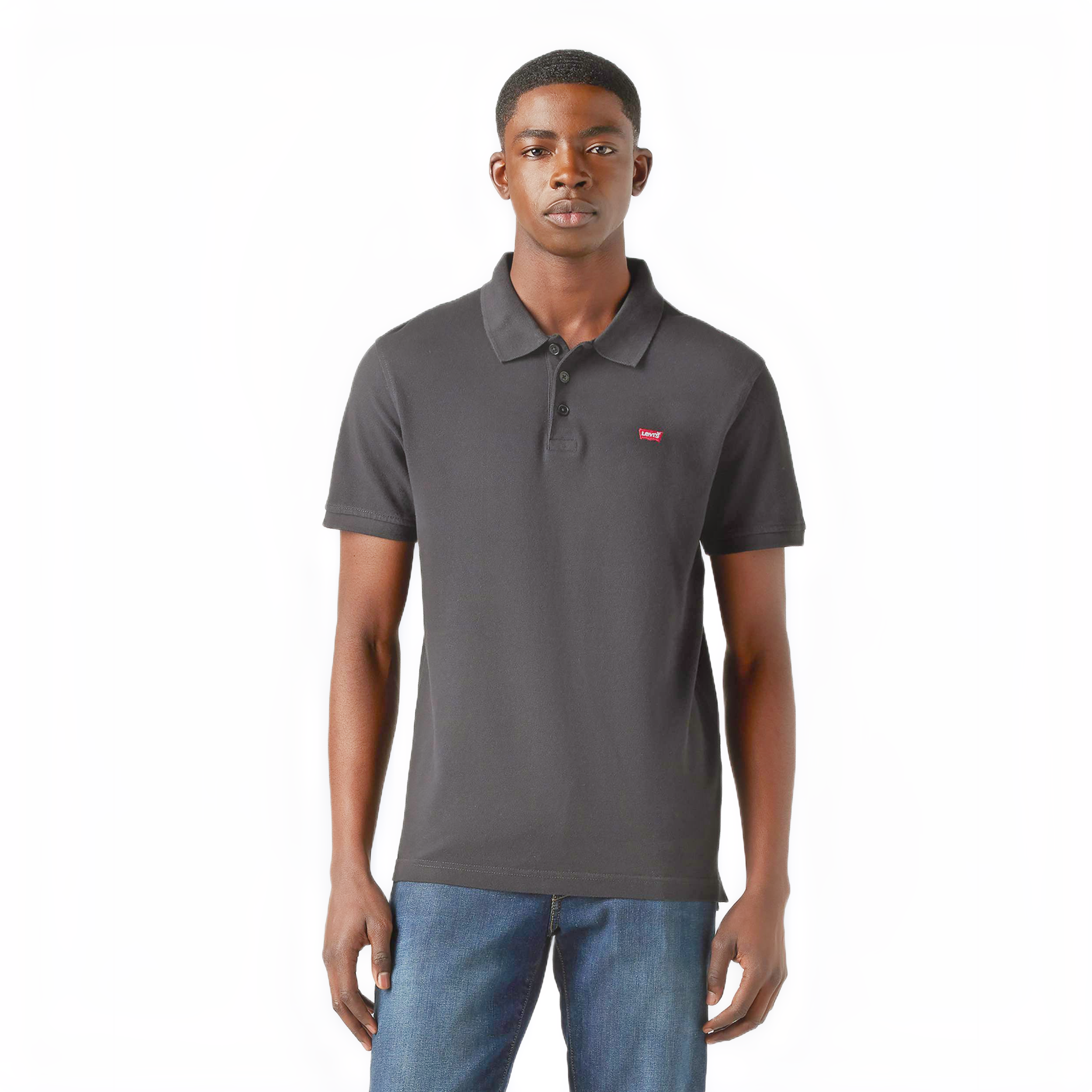 LEVIS HM POLO MINERAL BLACK PIQUE
