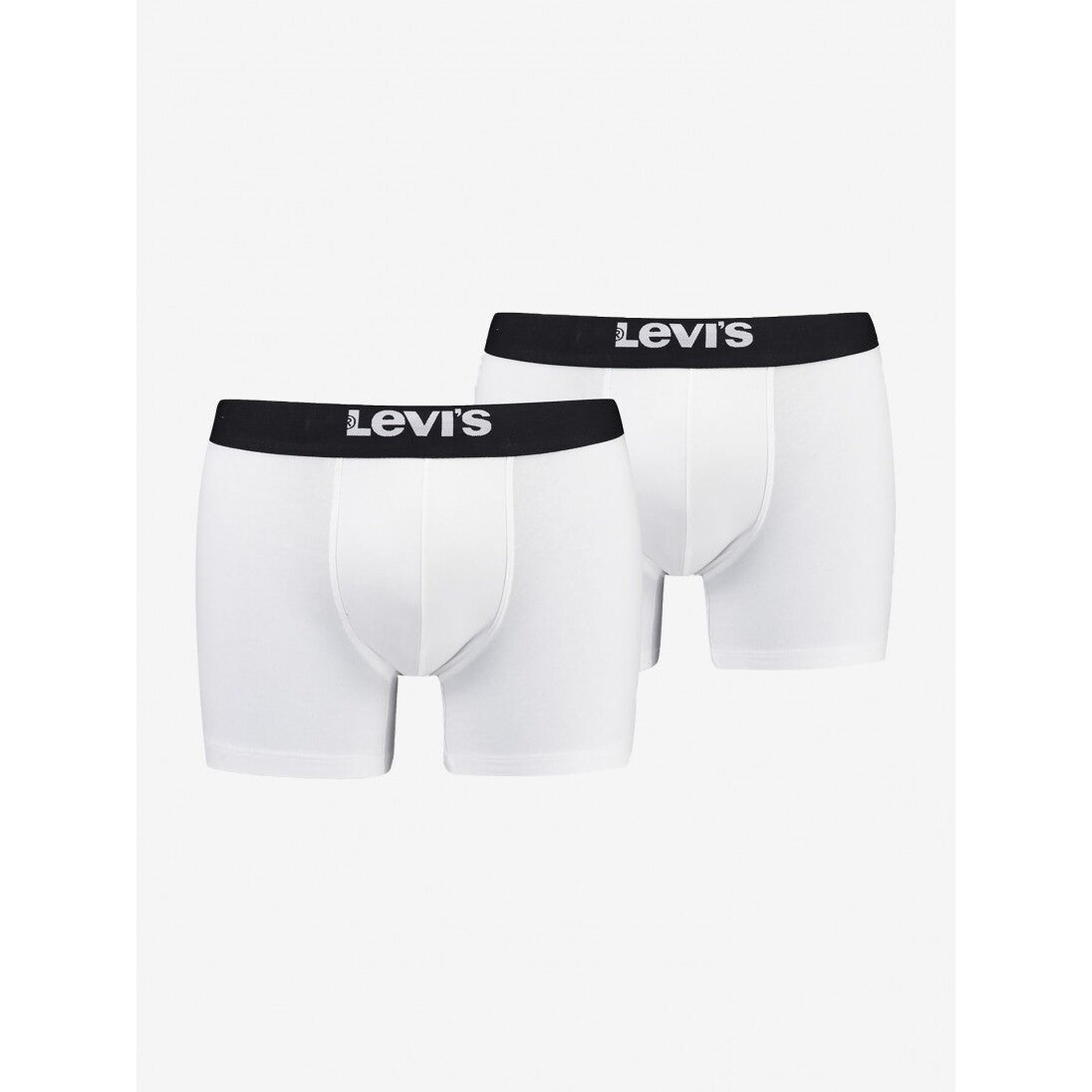 Levis Men Solid Boxer Brief 2P