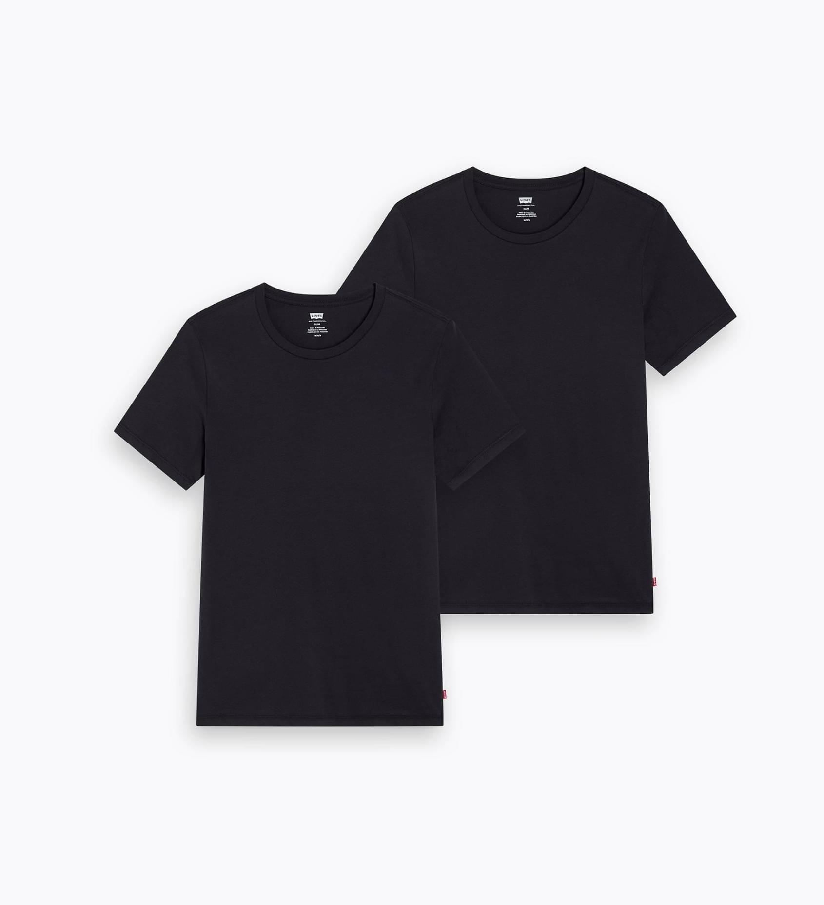 Slim 2Pk Crewneck 1 Blacks