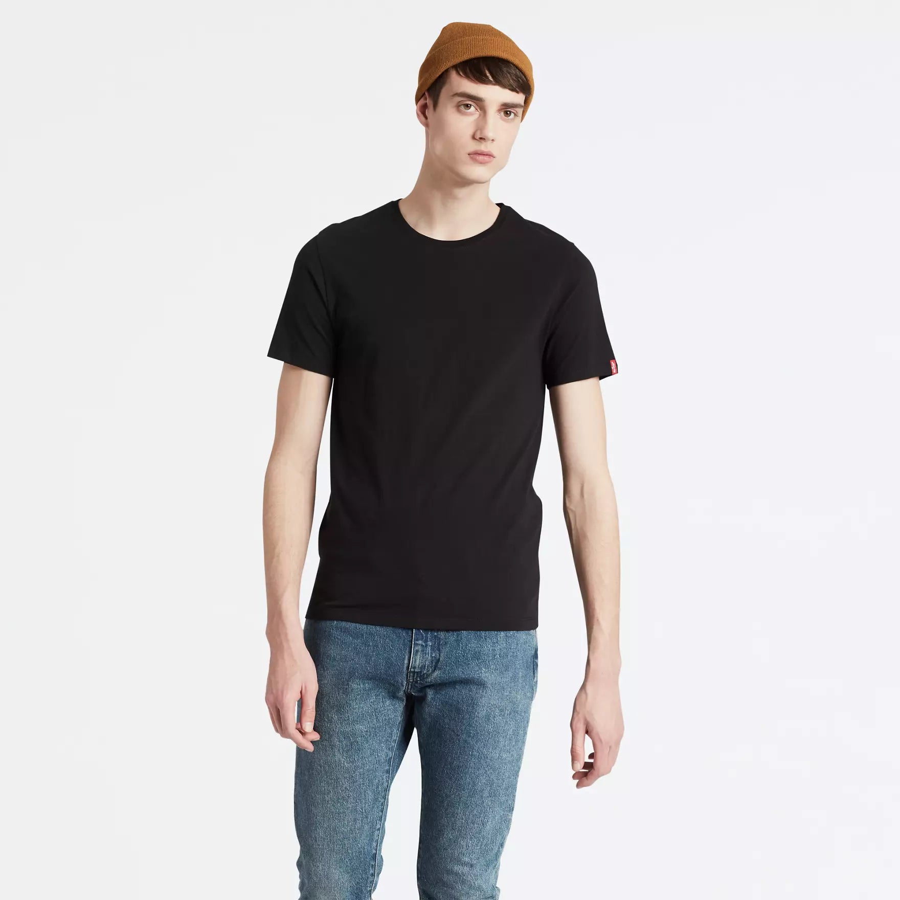 Standard 2Pk Crewneck 2 Pack Black/ Bla