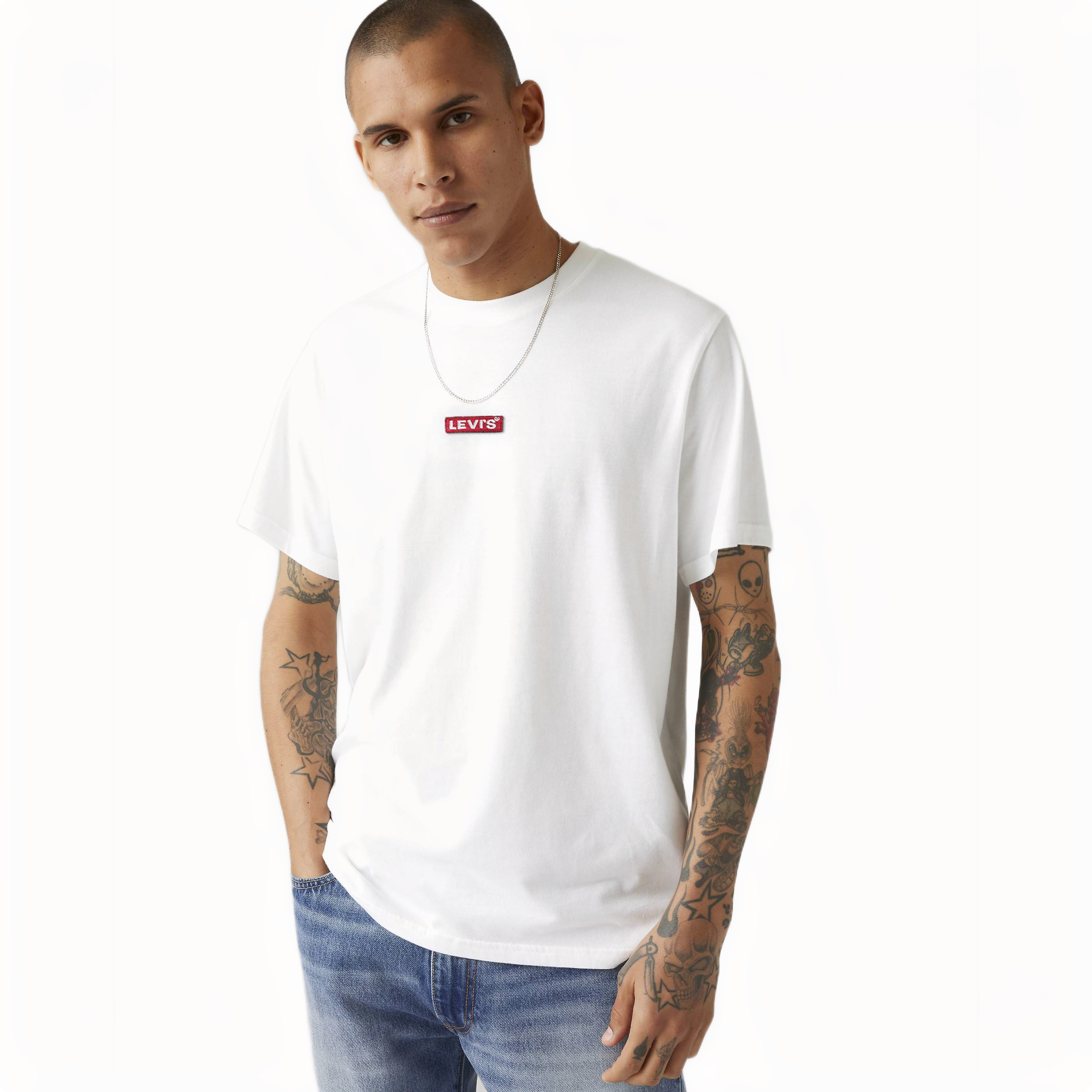 SS RELAXED BABY TAB T BRIGHT WHITE