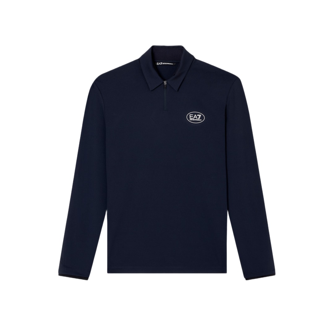 GOLF PRO M POLO LS PL ST ARMANI BLUE