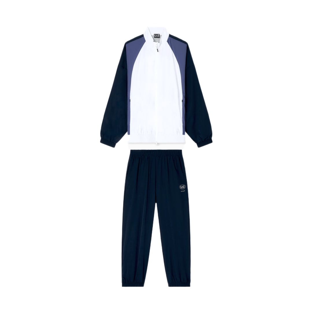 TENNIS PRO M T-SUIT T-TOP FZ C ARMANI BLUE