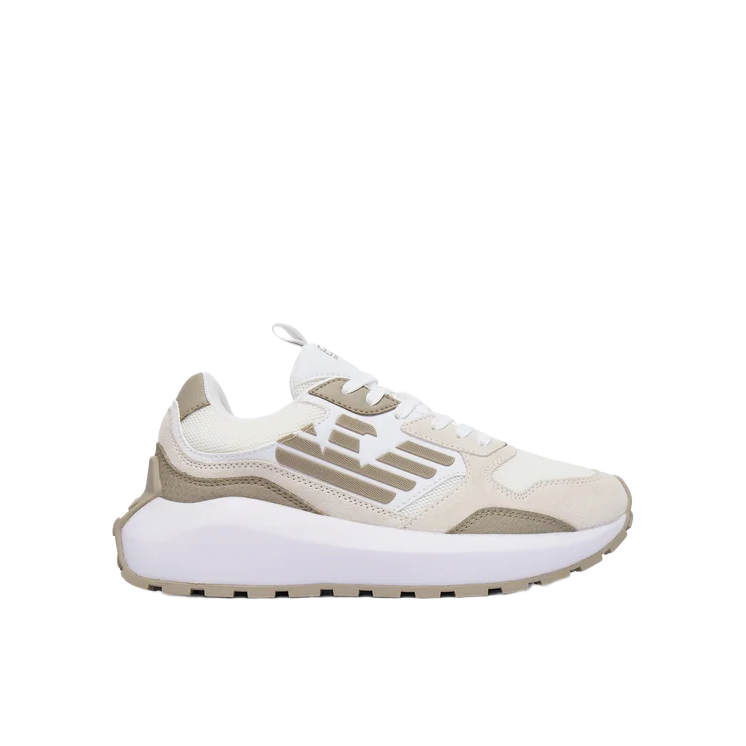 SNEAKER NEW WADER COW SUEDE+PU WHITE+ALUMINUM