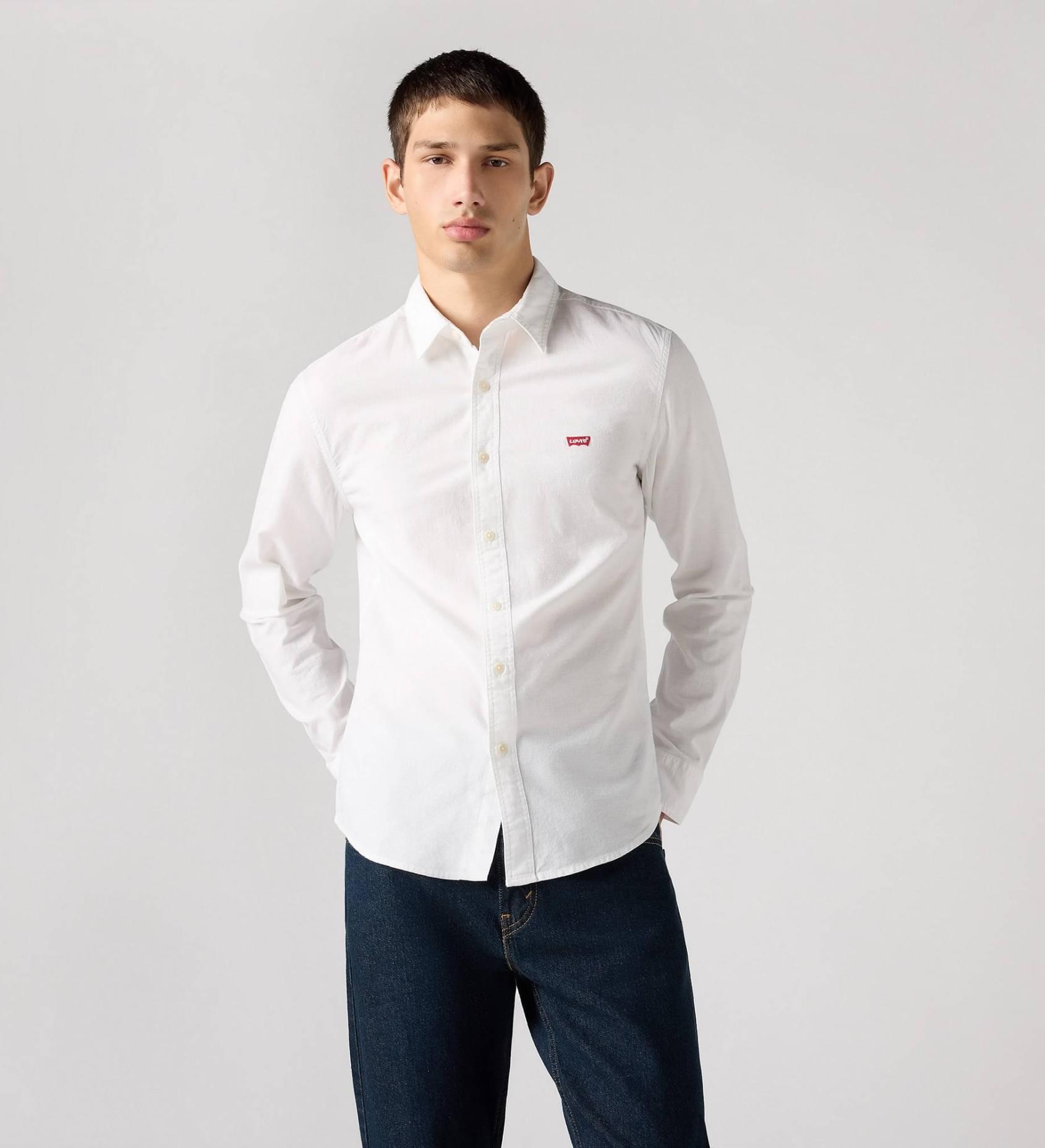 Ls Battery Hm Shirt Slim White