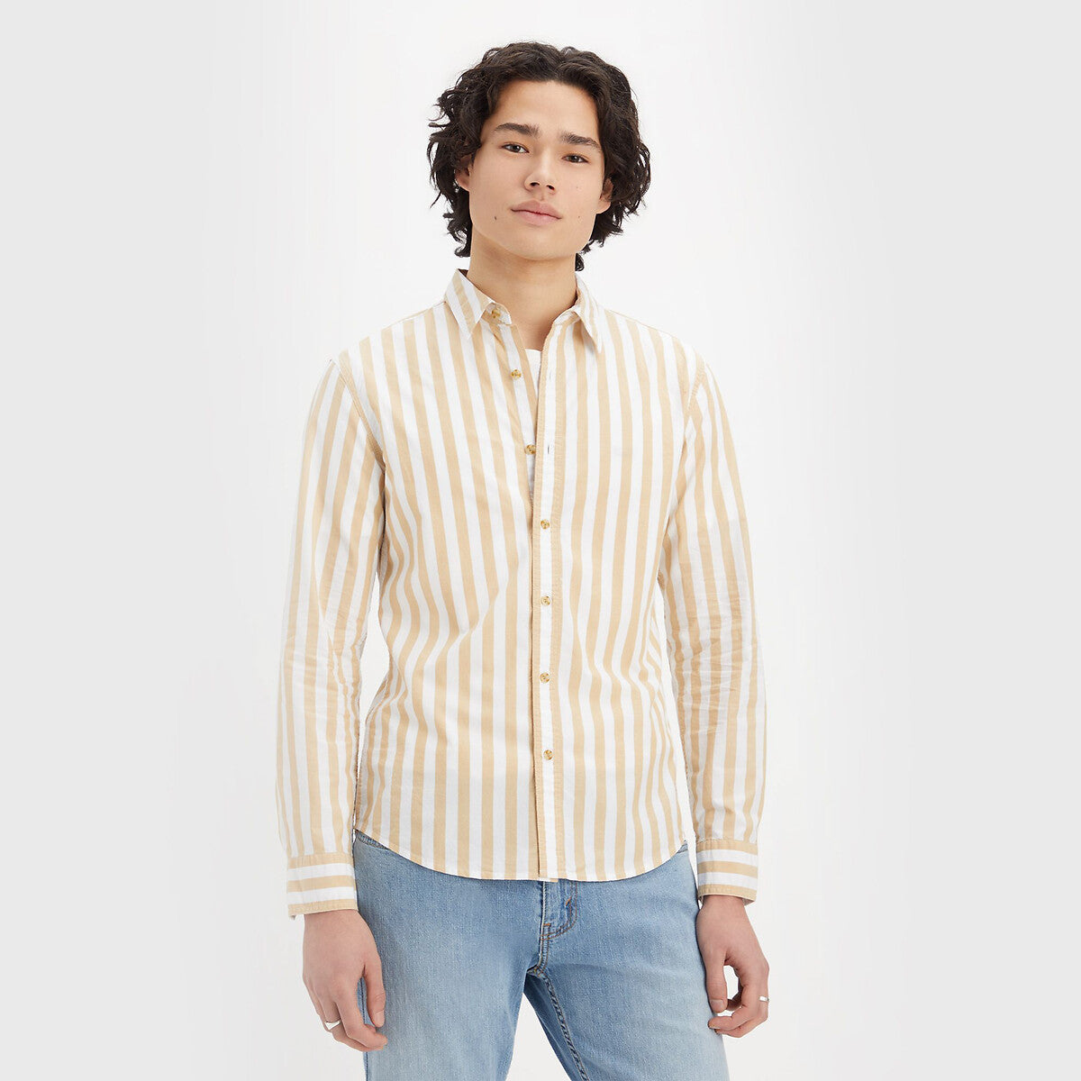 Ls Battery Hm Shirt Slim Teddy Stripe C