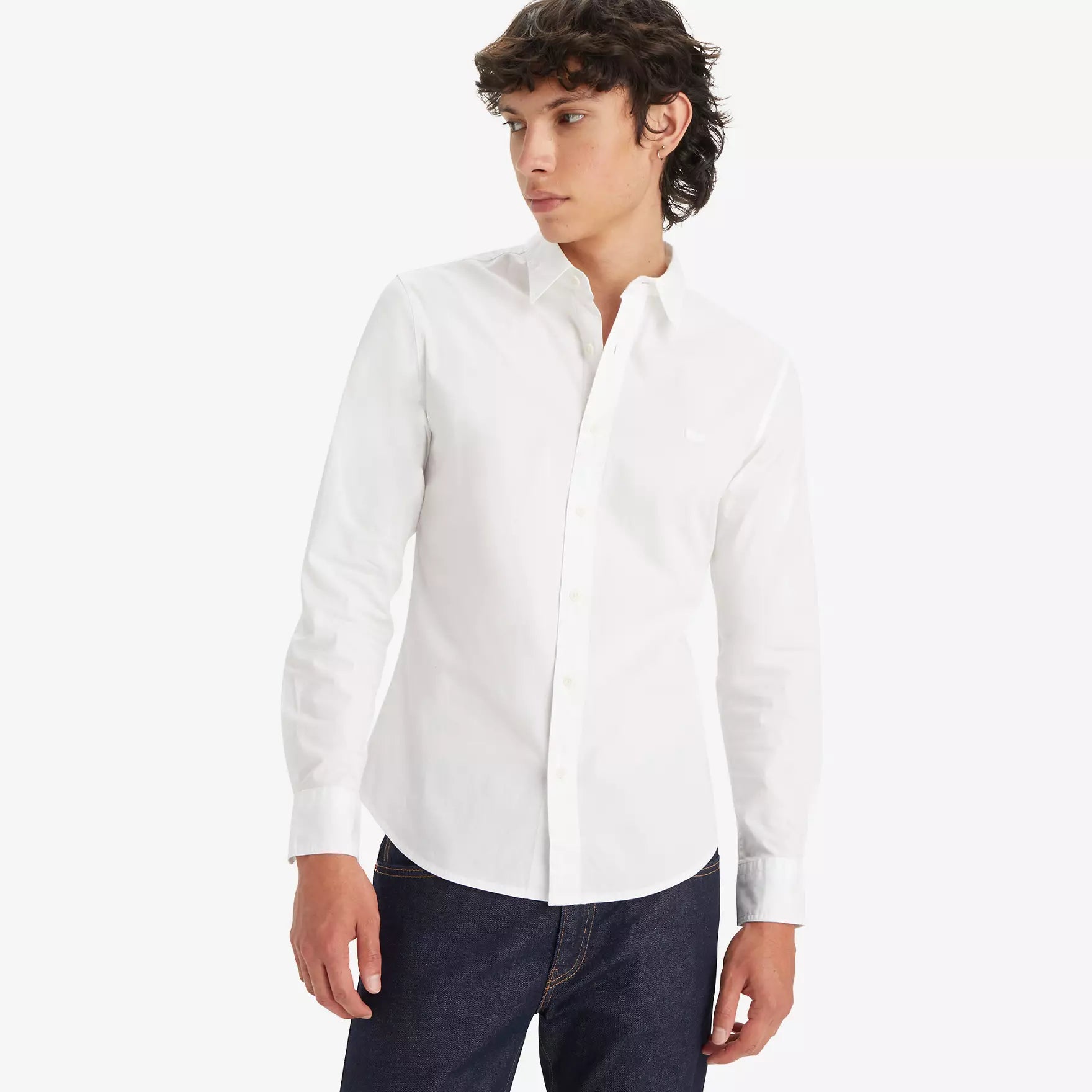 Ls Battery Hm Shirt Slim Neutrals