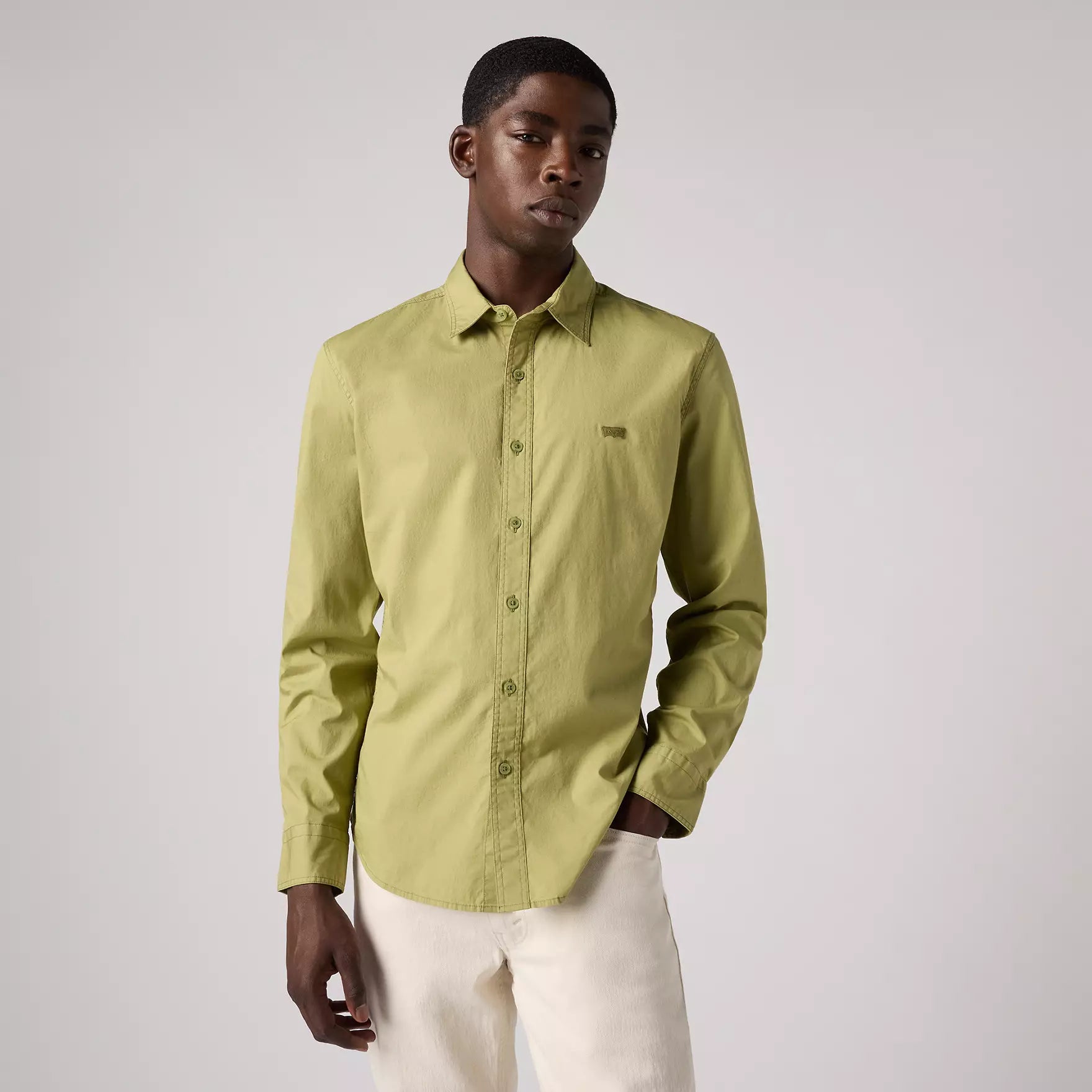 Ls Battery Hm Shirt Slim Greens