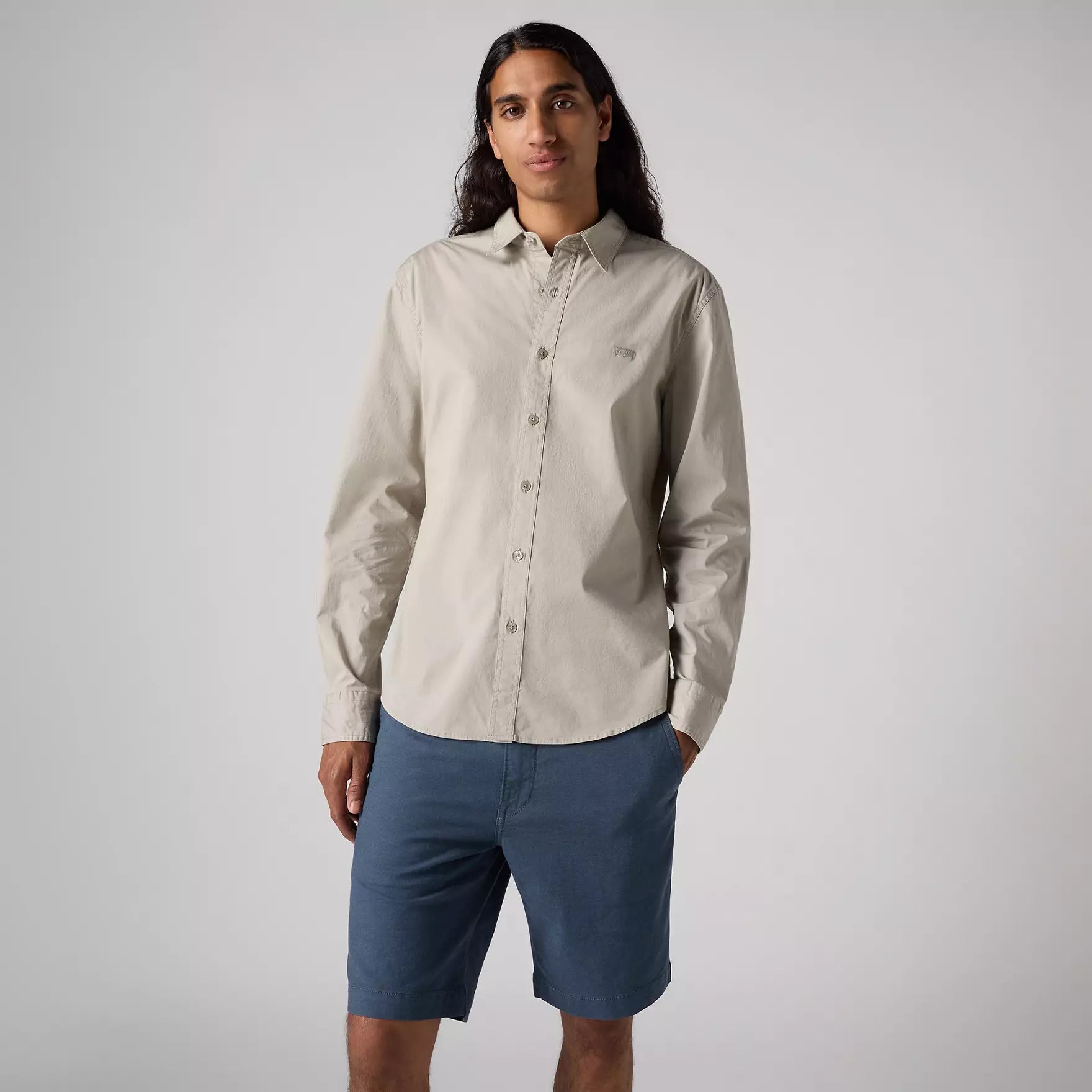 Ls Battery Hm Shirt Slim Greys