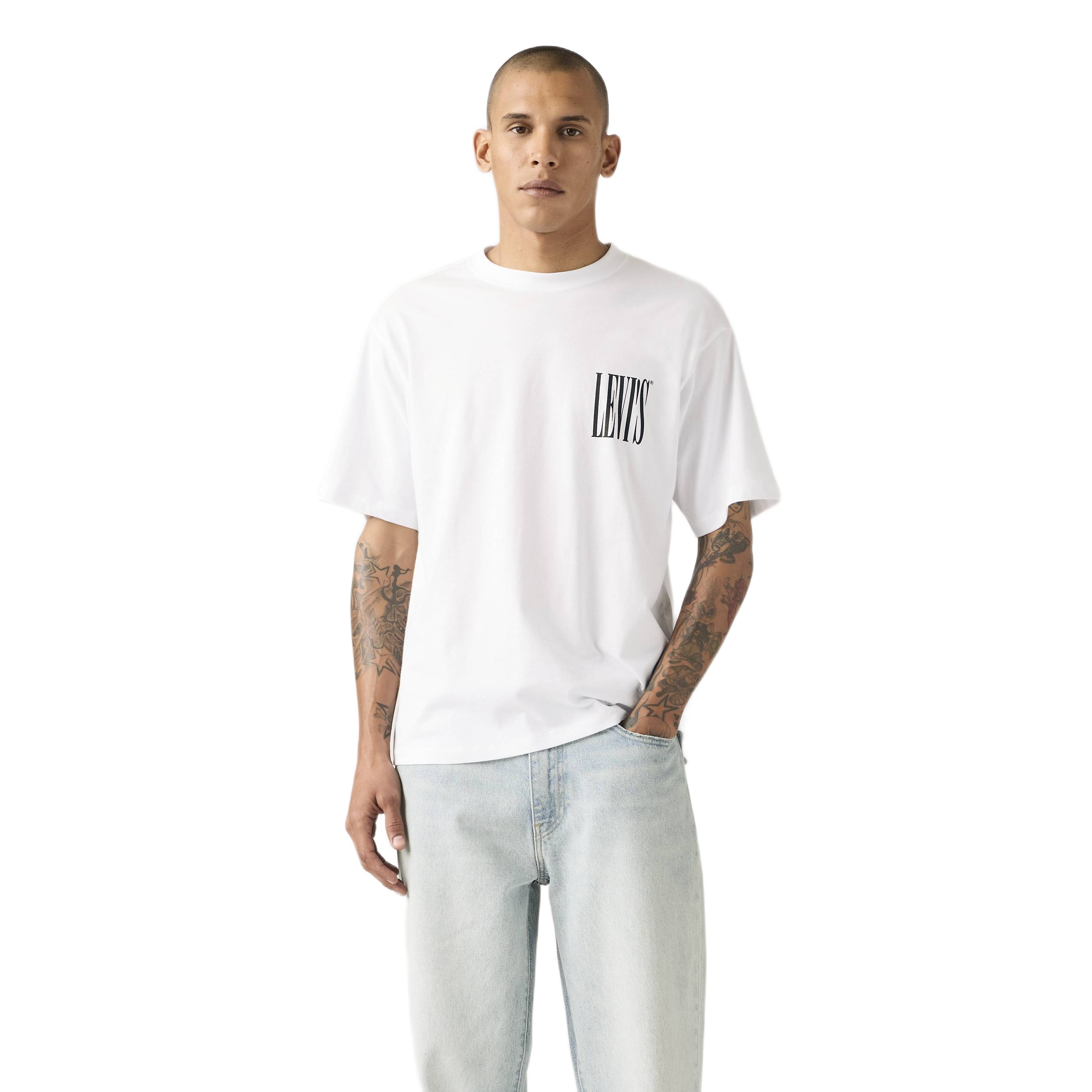 VINTAGE FIT GRAPHIC TEE COWBOY COLLAGE