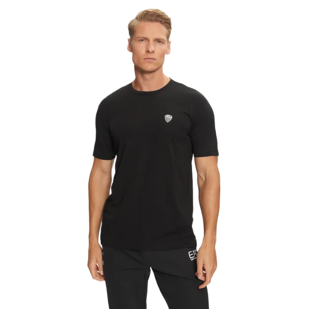 TRAIN PREMIUM SHIELD M TEE SS BLACK