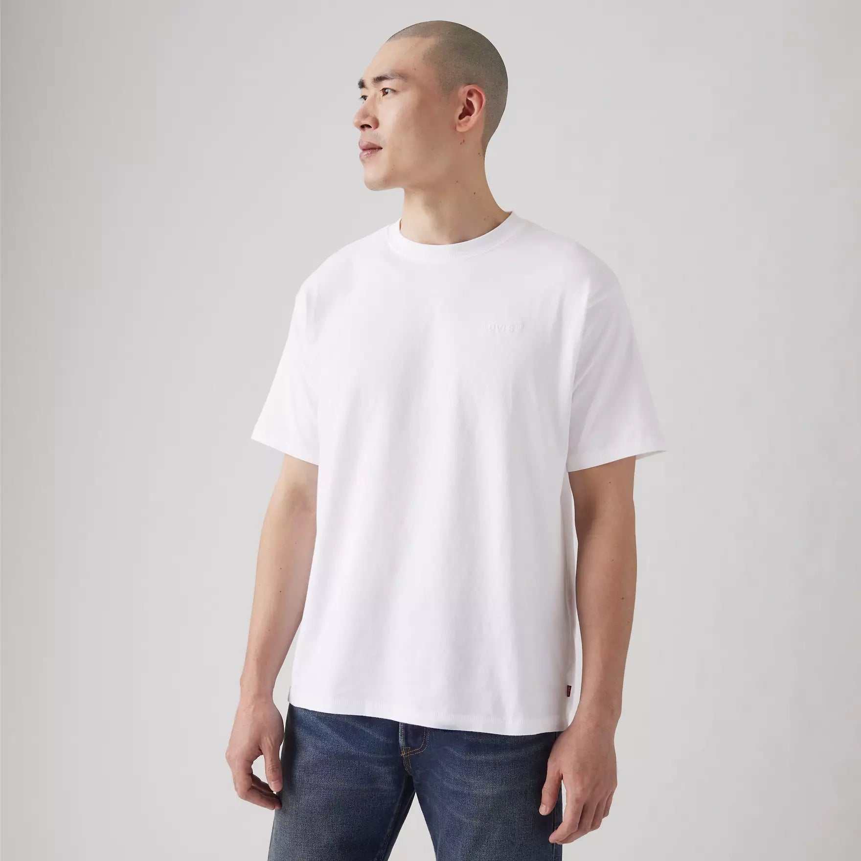 Red Tab Vintage Tee Neutrals