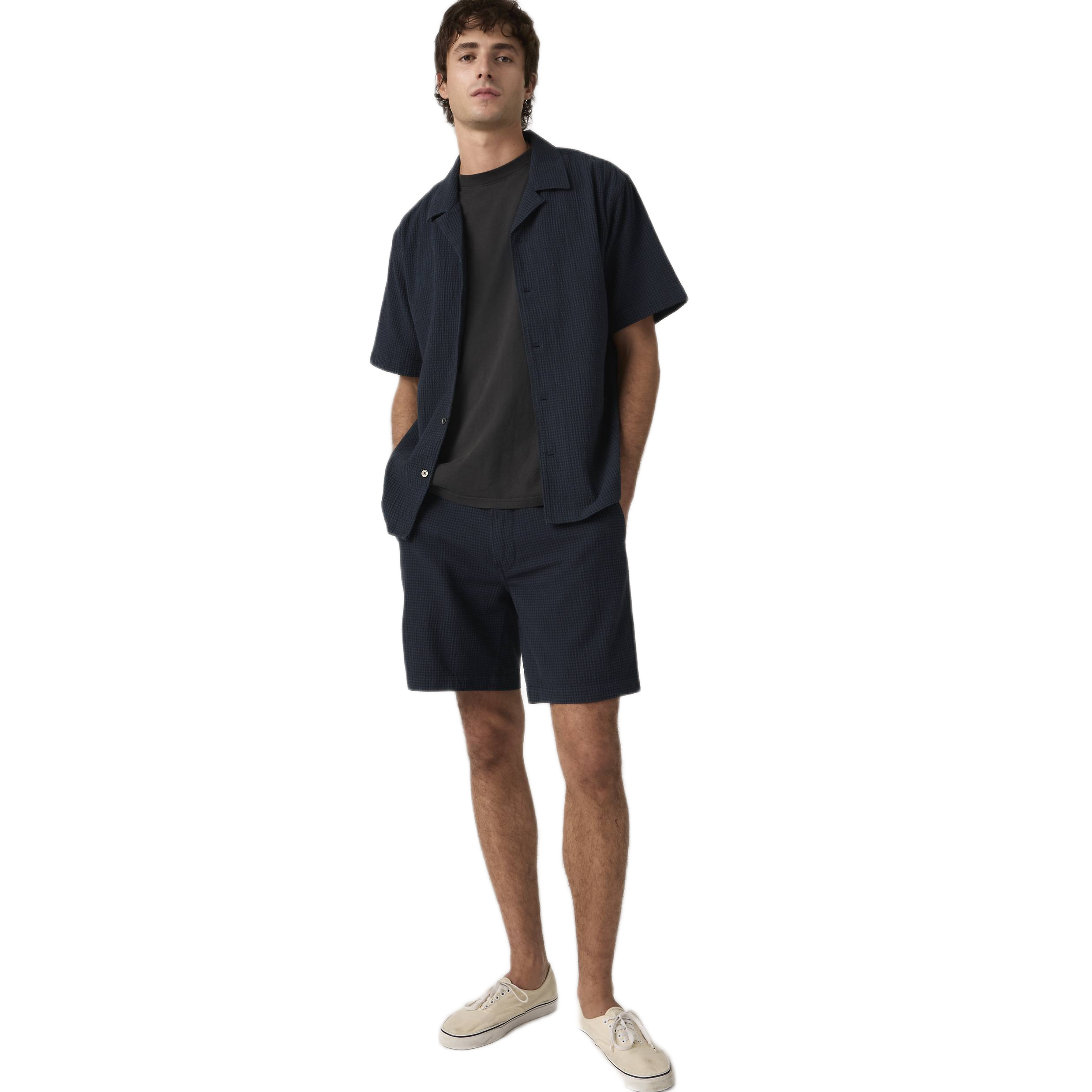 XX AUTH RLX SHORTS II CADIZ PLAID NAVY