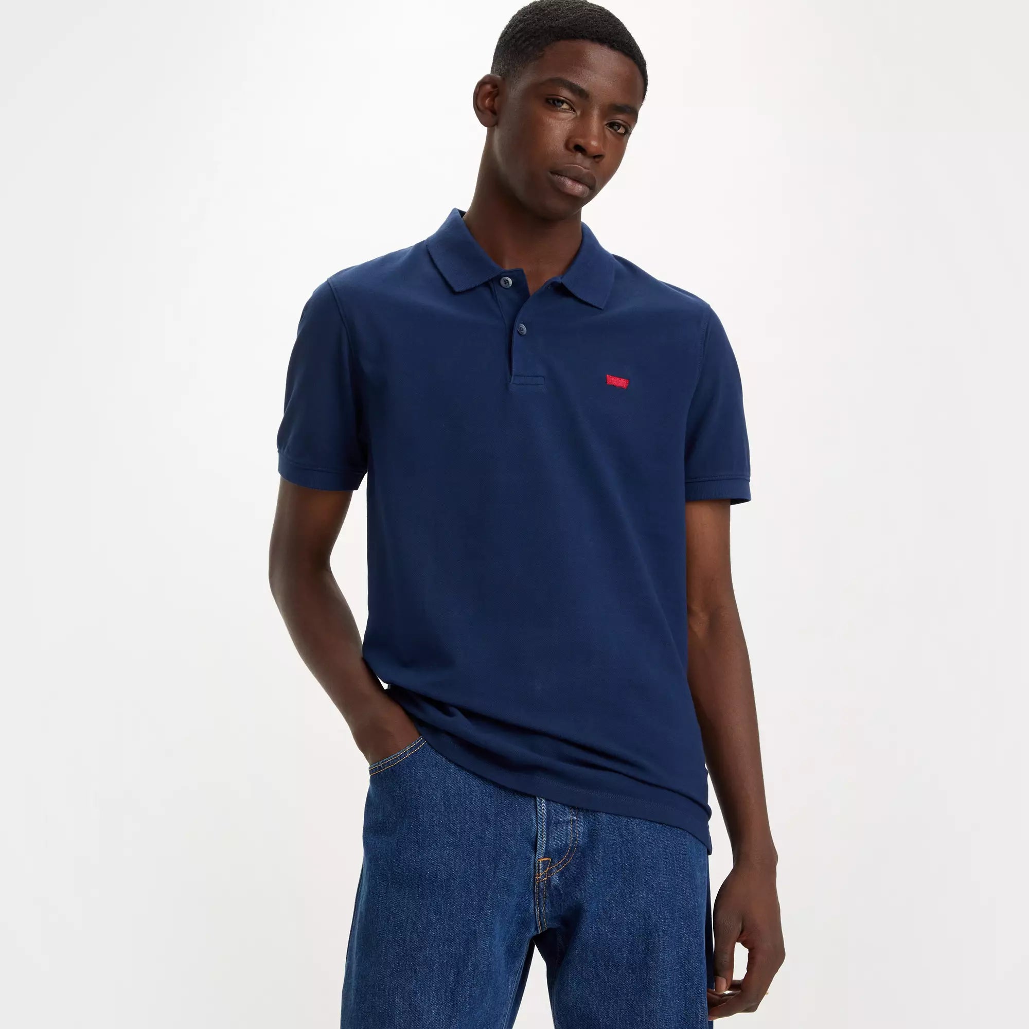 Slim Housemark Polo Naval Academy Pique