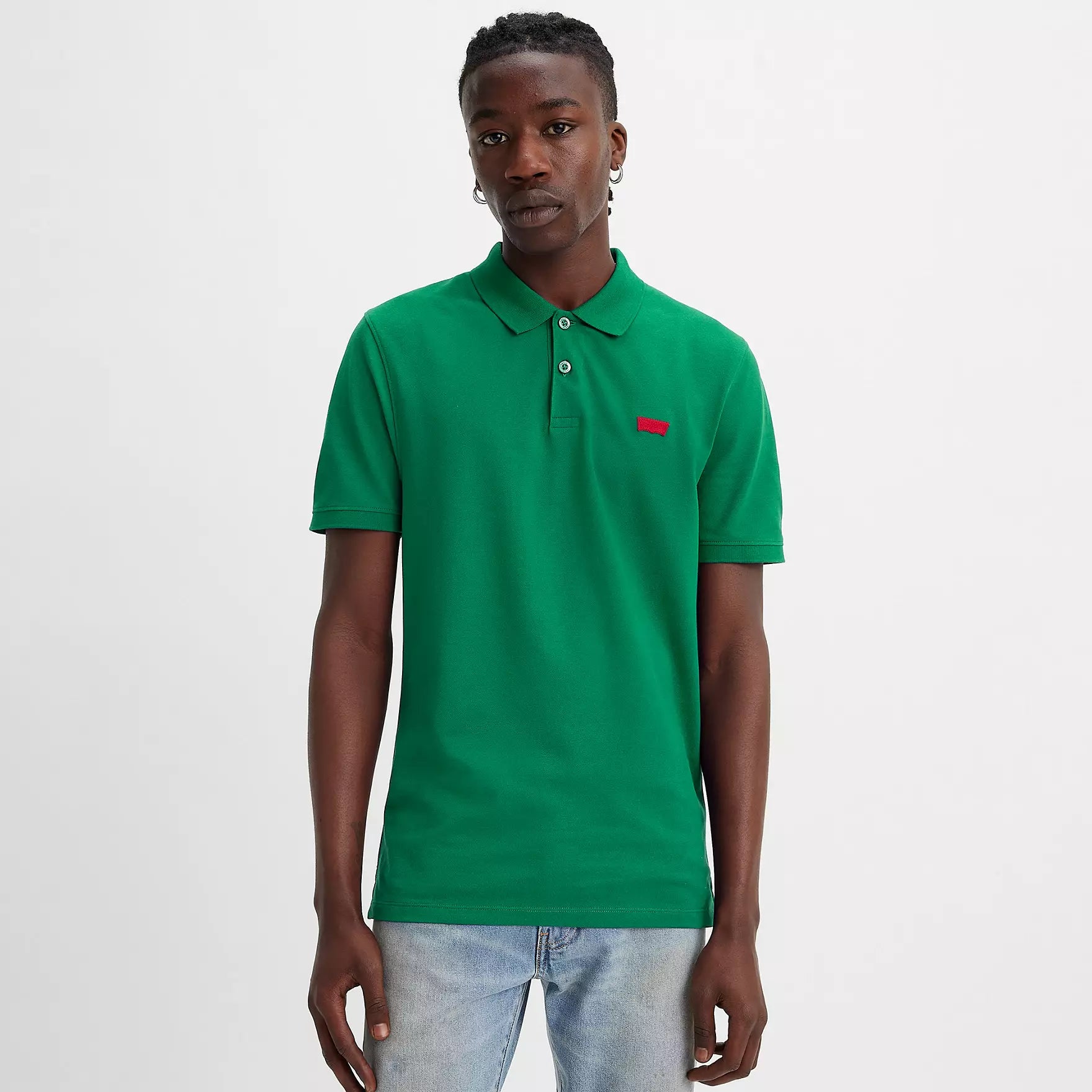 Slim Housemark Polo Shady Glade Pique