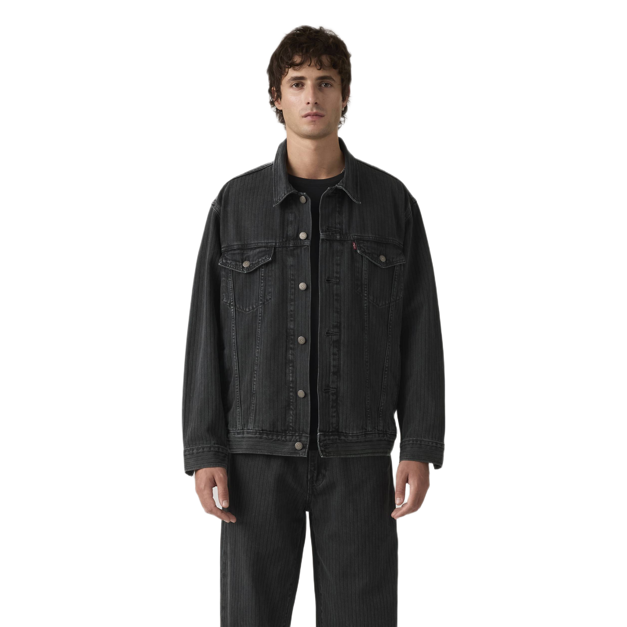 RELAXED FIT TRUCKER ONYX BADGE OD T