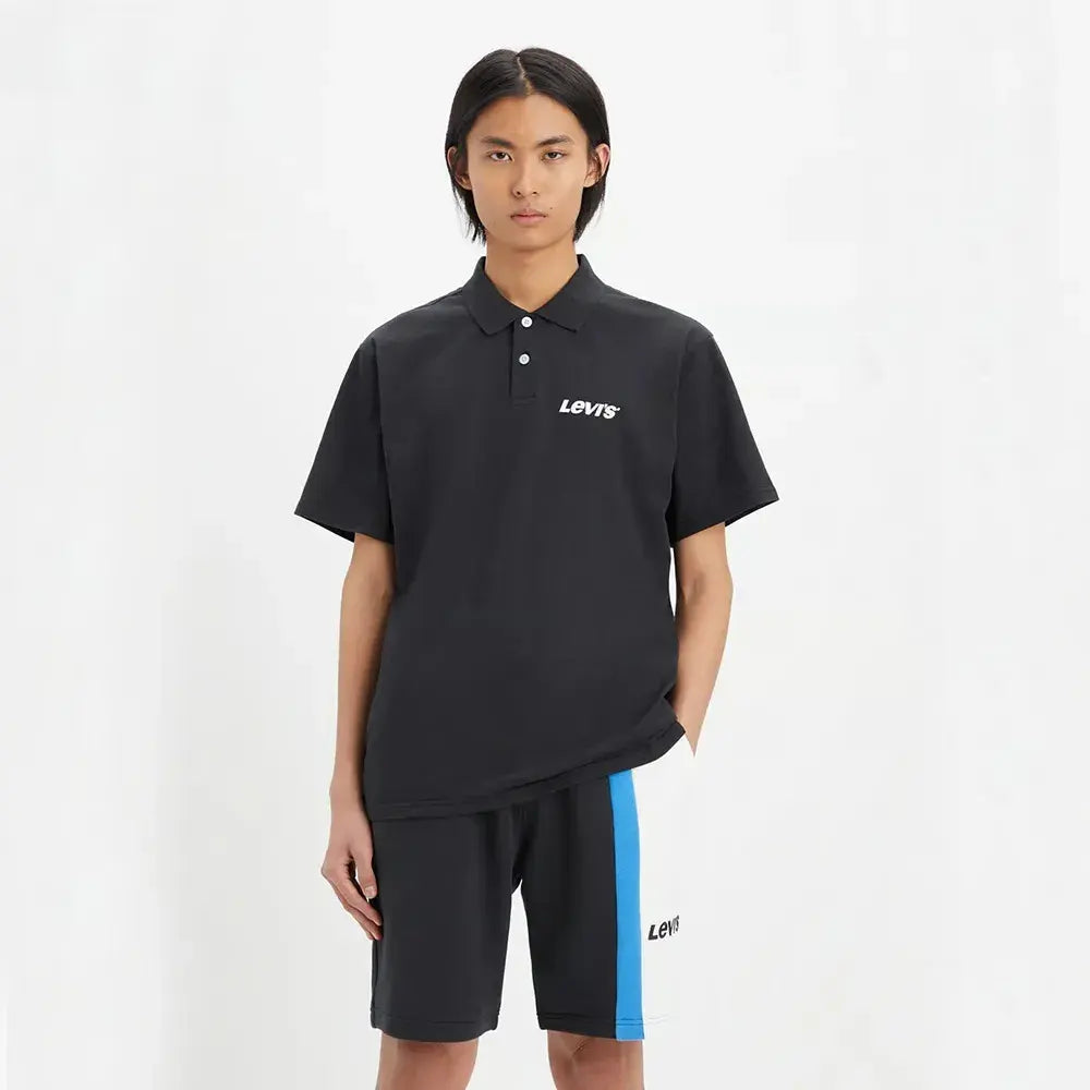 Graphic Vintage Fit Polo Blacks
