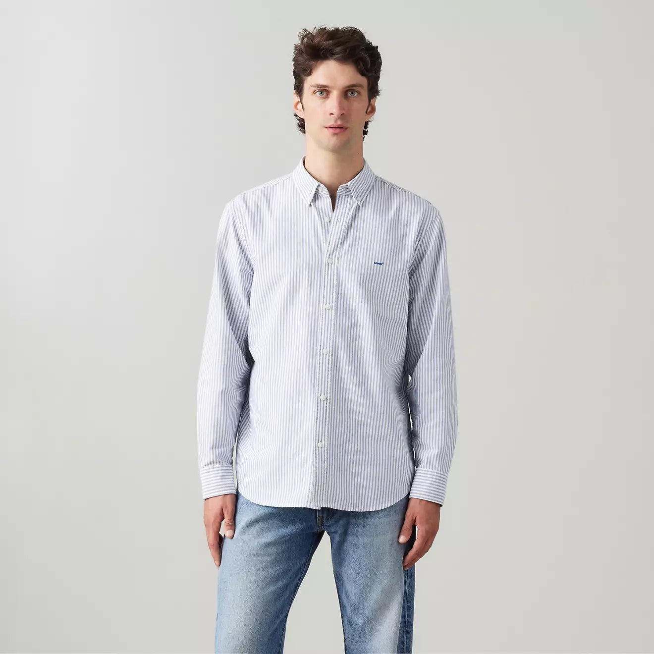 Authentic Button Down Waylon Stripe Tru