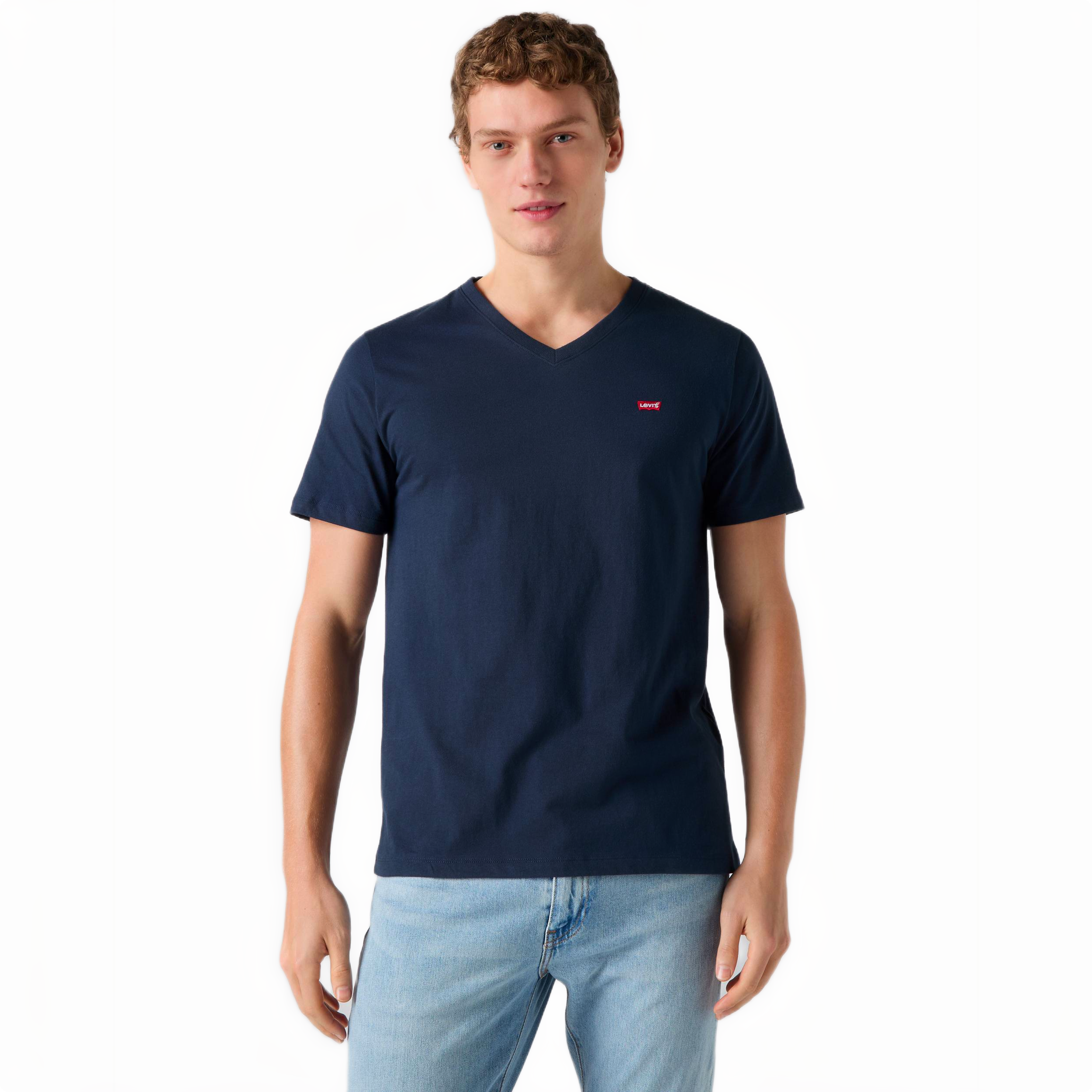 CLASSIC HM V NECK TEE NAVY