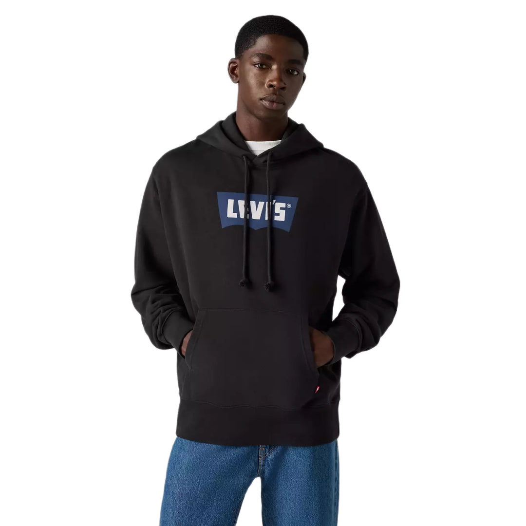 PREMIUM GRAPHIC HOODIE VTG BW LOGO THRE