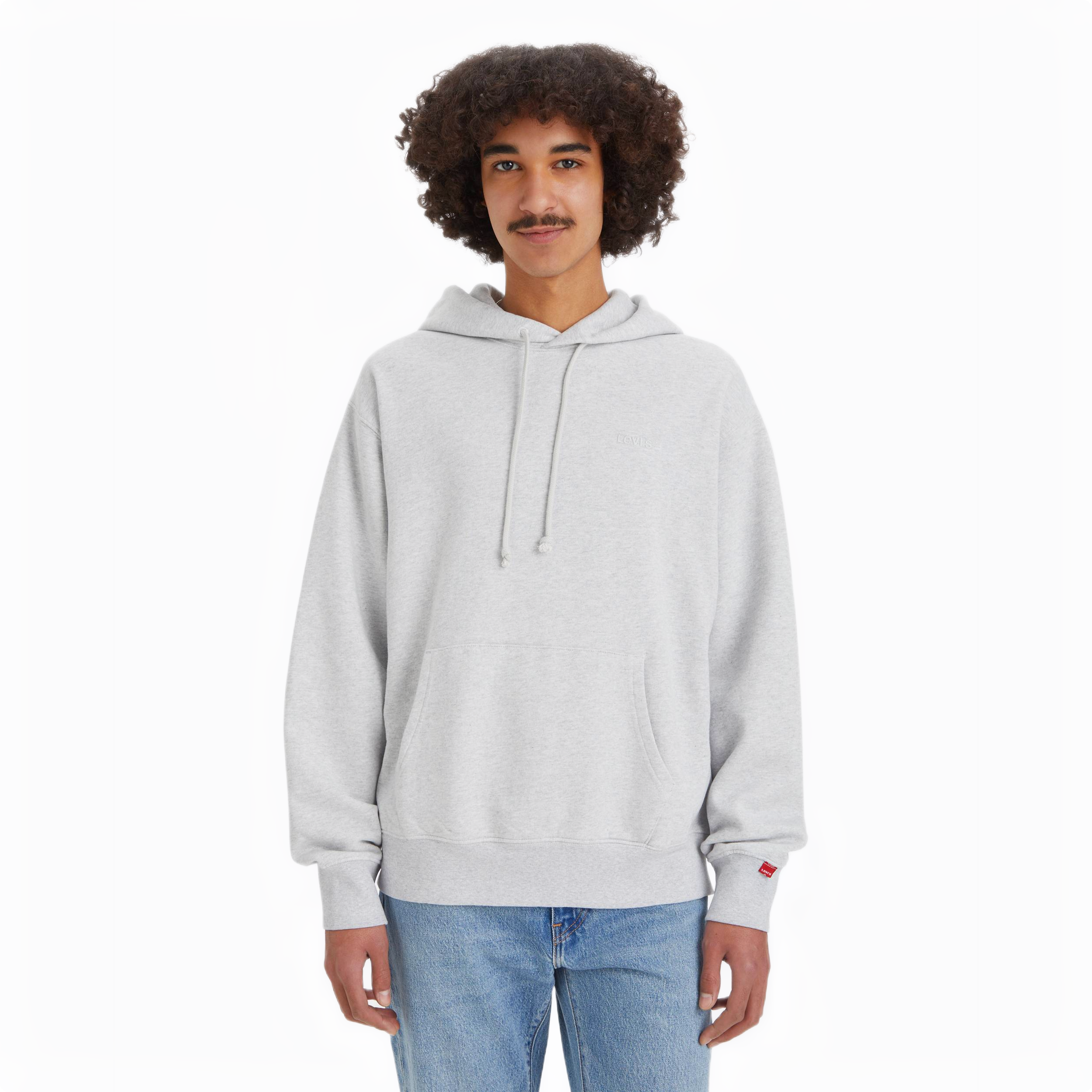 THE AUTHENTIC HOODIE LIGHT GRAY HTR BRO