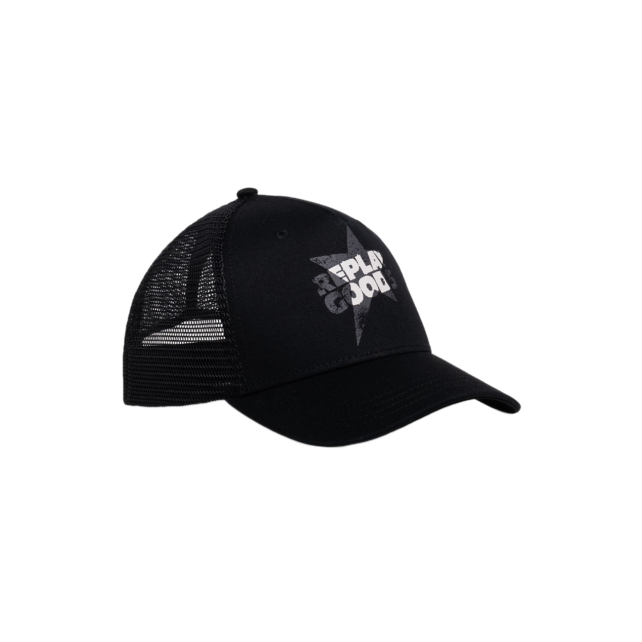CAPPELLO COTTON TWILL + MESH BLACK_