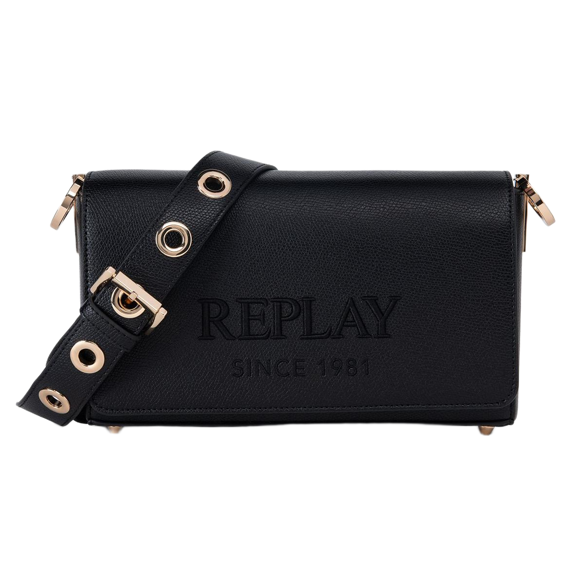 BORSA TEXTURIZED PU BLACK