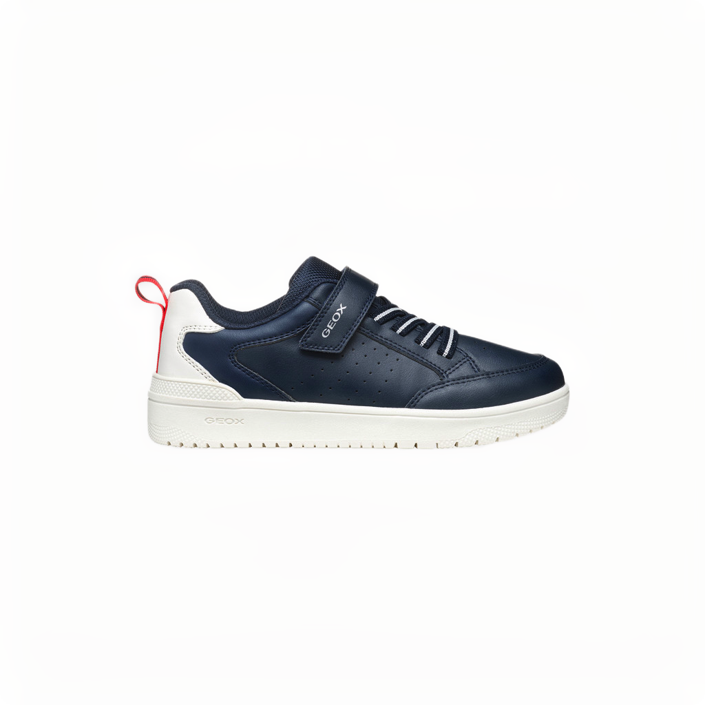 J WASHIBA A - GEOBUCK+TESSUTO NAVY/WHITE