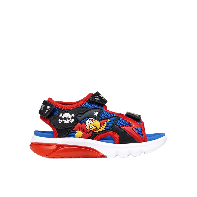 J SANDAL CIBERDRON ROYAL/RED