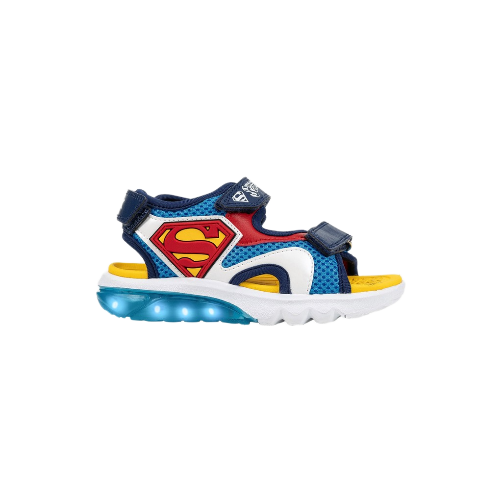 J SANDAL CIBERDRON LT BLUE/RED