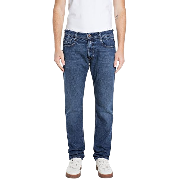 PANTALONE 11 OZ COMFORT BLUE DENIM DARK BLUE