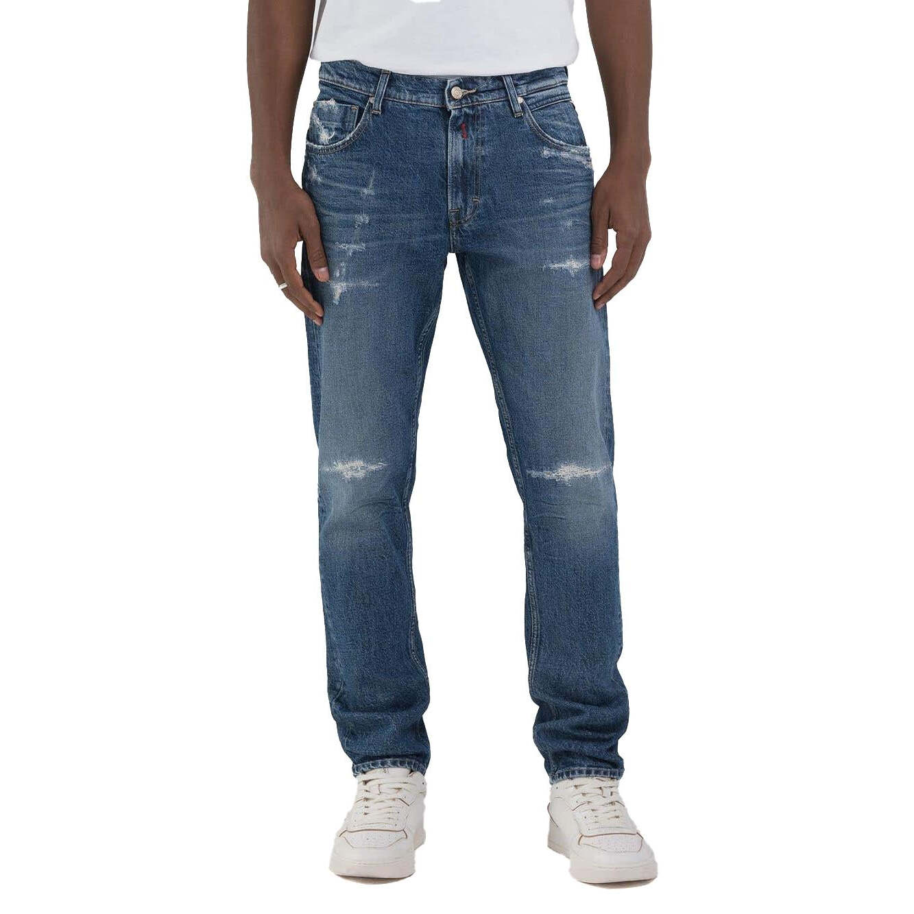 Pantalone 12 OZ RED CAST INDIGO COMFORT DENIM