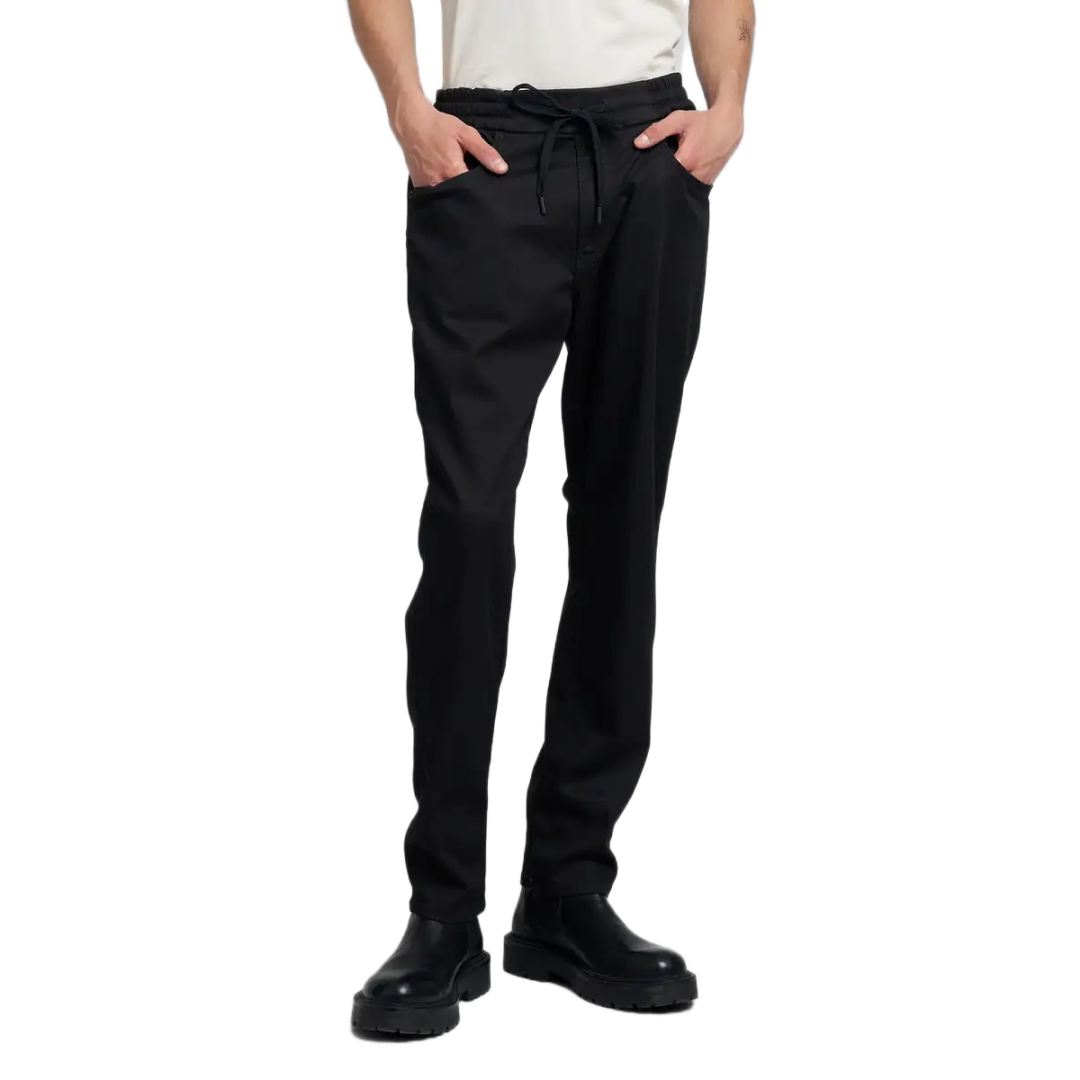 Pantalone 8 OZ SUPER SOFT STR.BLACK OD BLACK DENIM