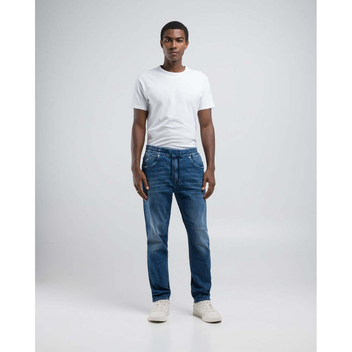 Pantalone 10 Oz Bright Blue Super Stretch Denim